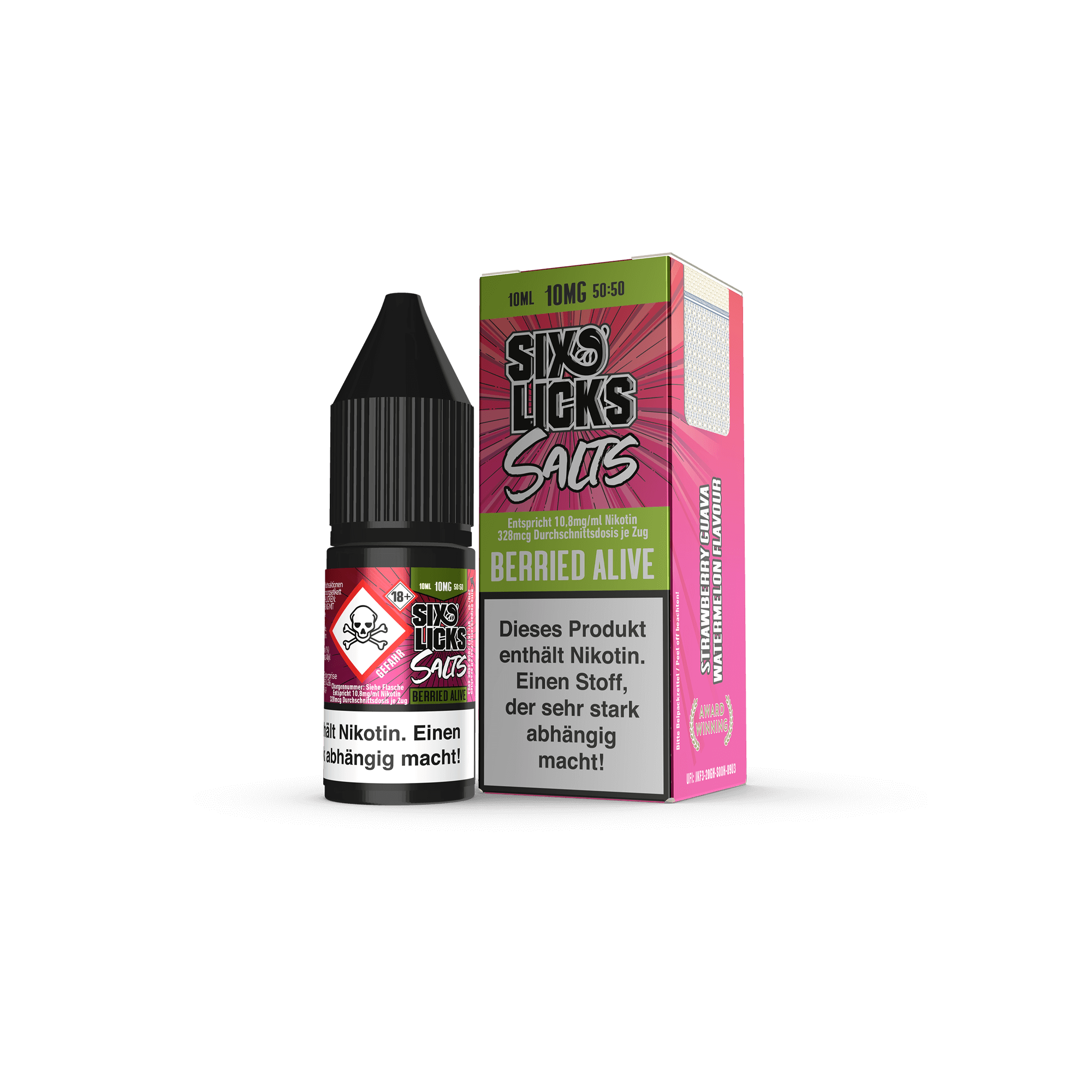Six Licks Berried Alive 10 ml NicSalt Liquid