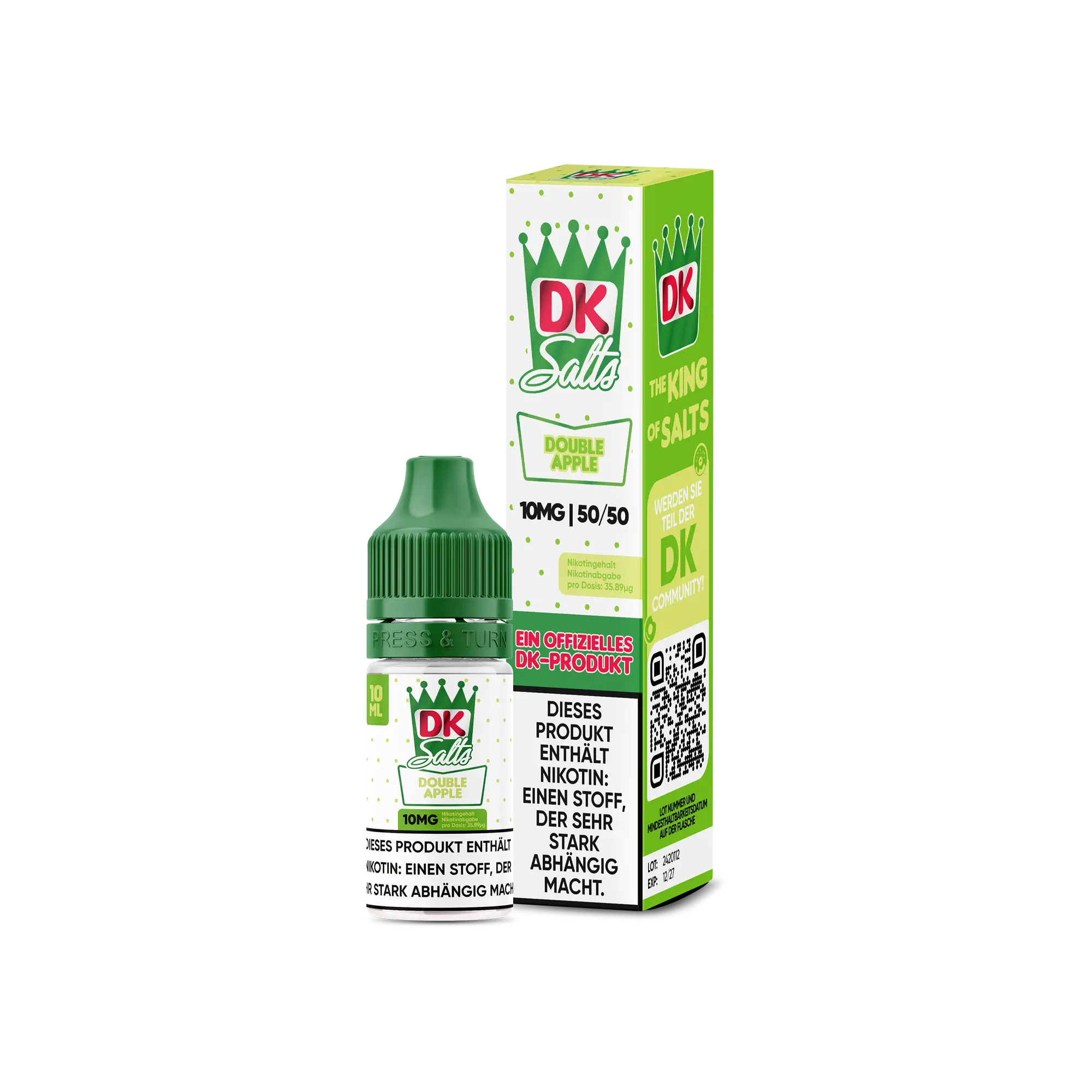 DK Salts Double Apple 10 ml Nikotinsalz Liquid