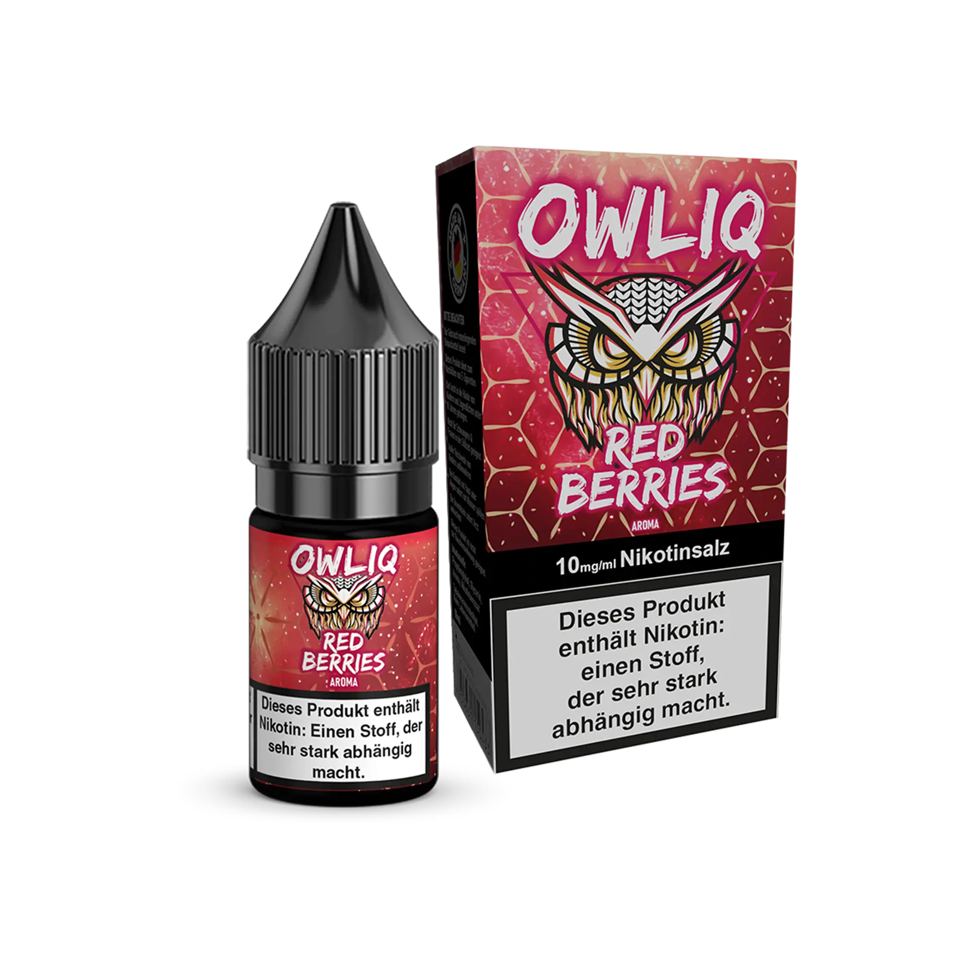 Owliq Red Berries 10 ml Nikotinsalz Liquid
