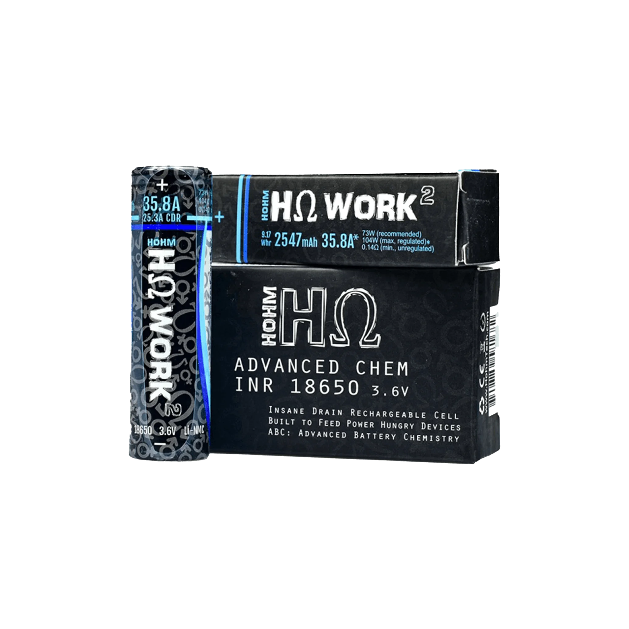 Hohmtech Works 18650 2547 mAh Li-Ion-Akku