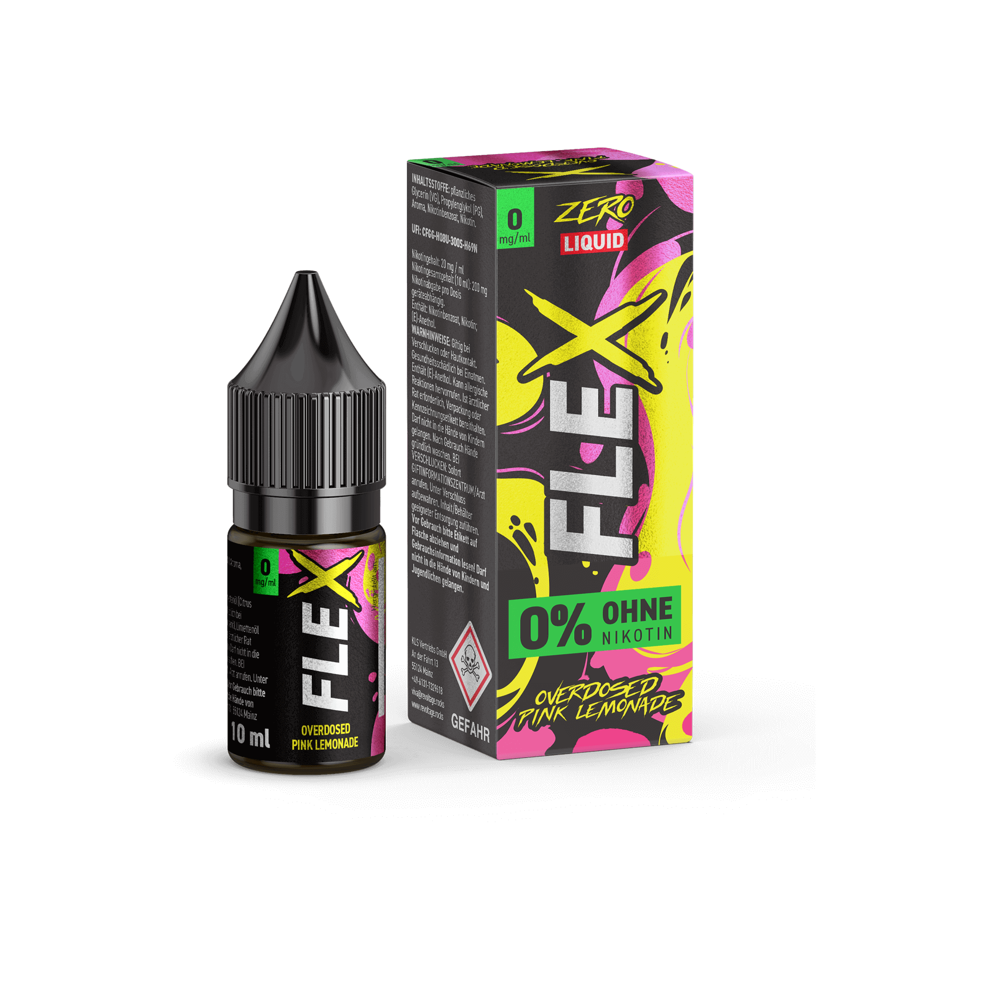 Revoltage Flex Overdosed Pink Lemonade 10 ml Nikotinsalz Liquid