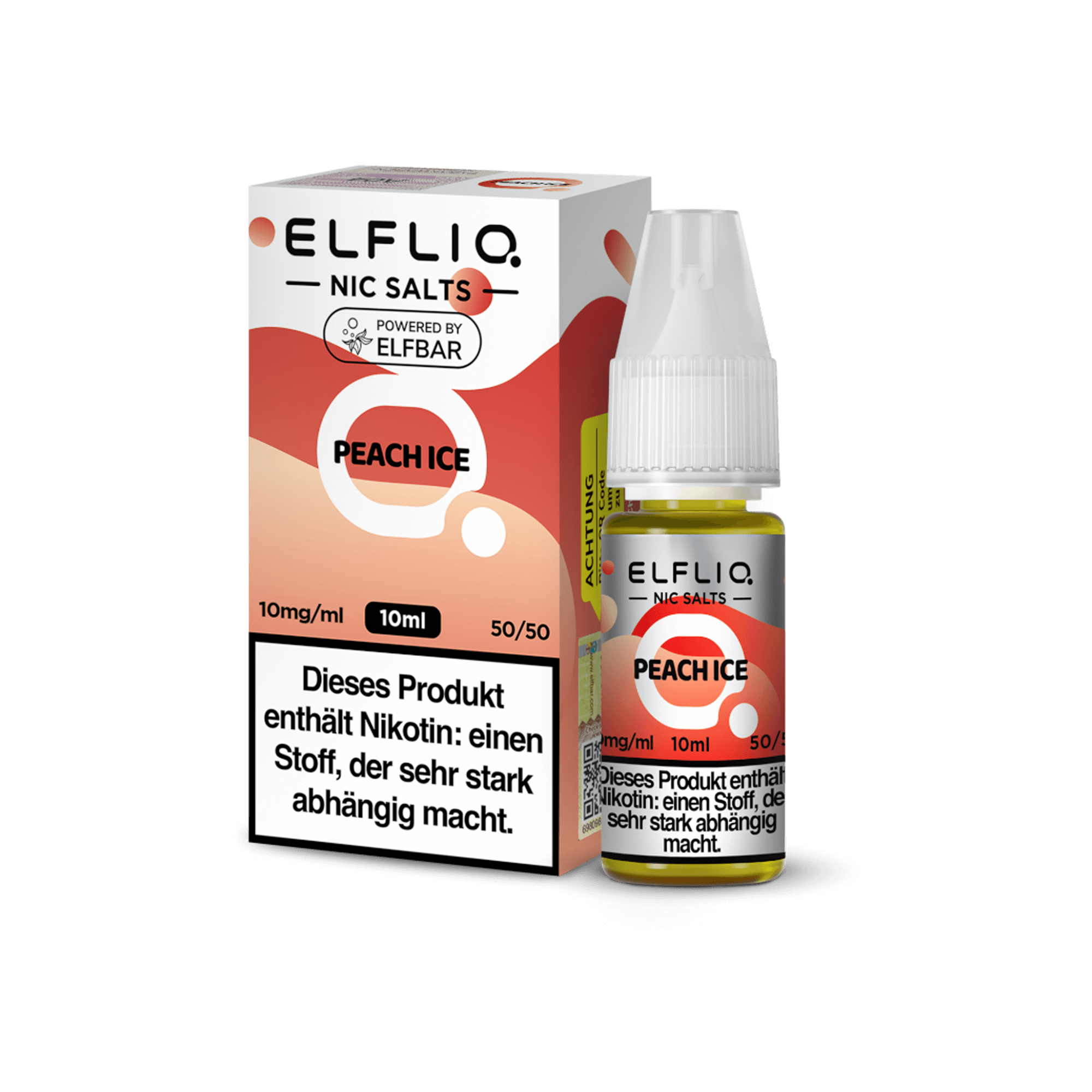 Elfliq Peach Ice 10 ml NicSalt Liquid