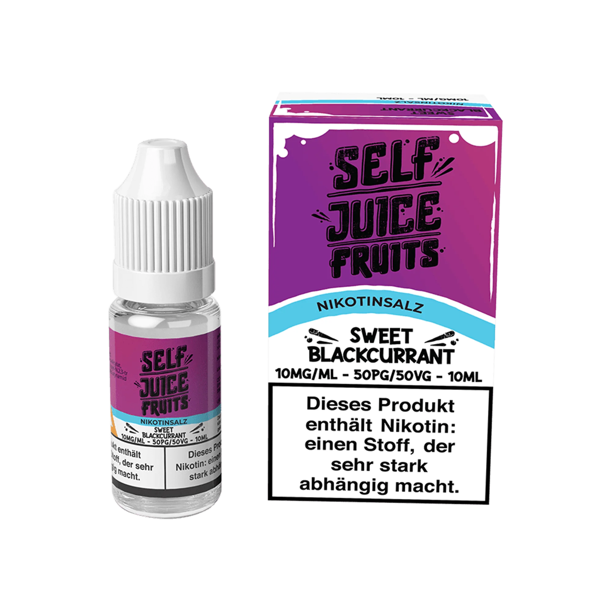 Self Juice Blackcurrant Ice 10 ml Nikotinsalz Liquid