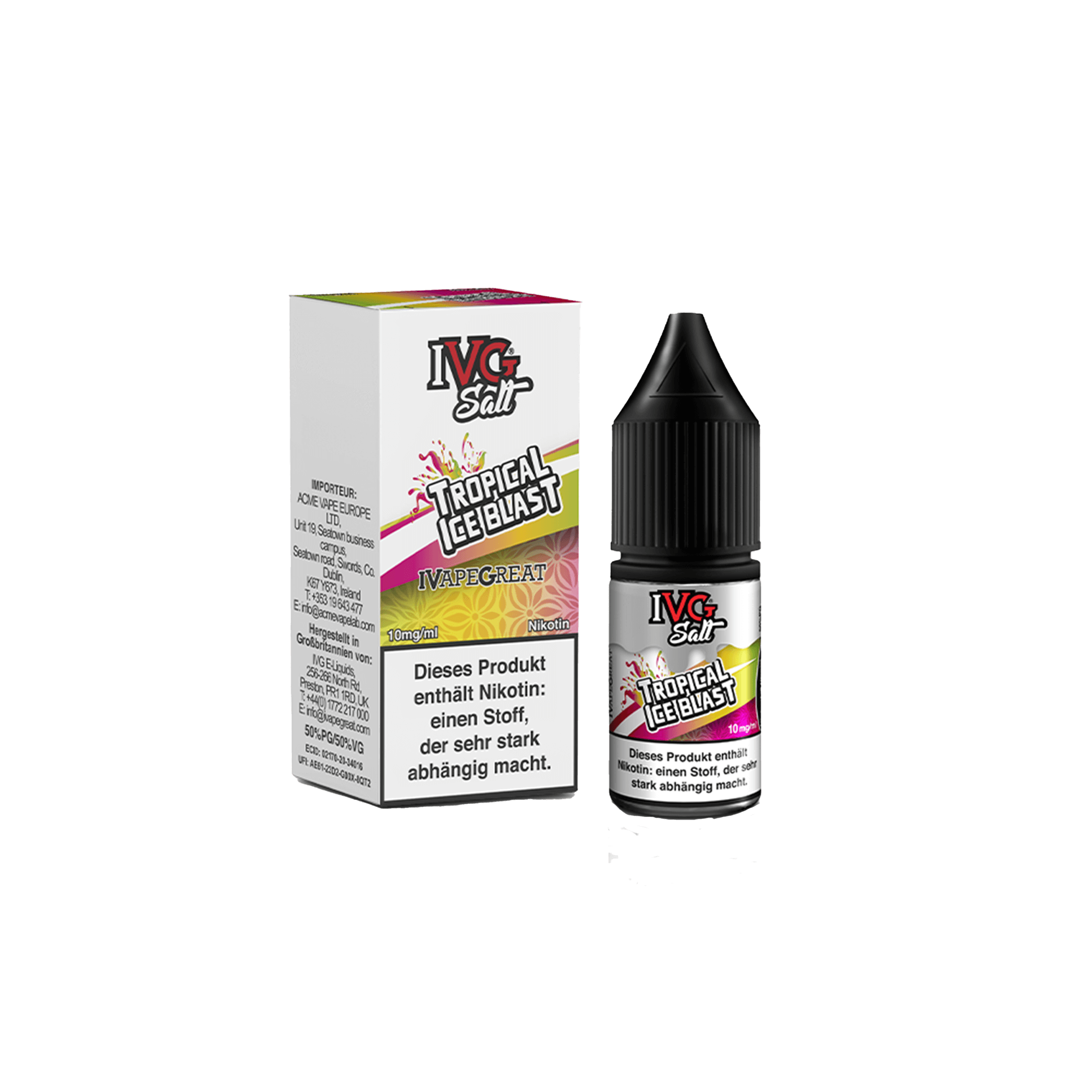 IVG Tropical Ice Blast 10 ml NicSalt Liquid