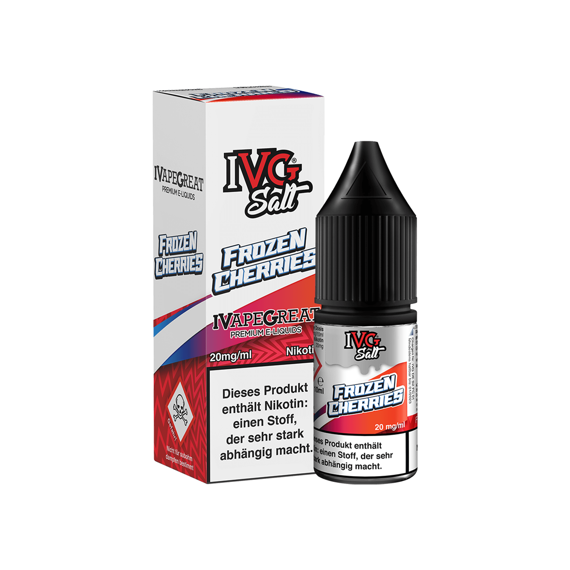 IVG Frozen Cherries 10 ml NicSalt Liquid