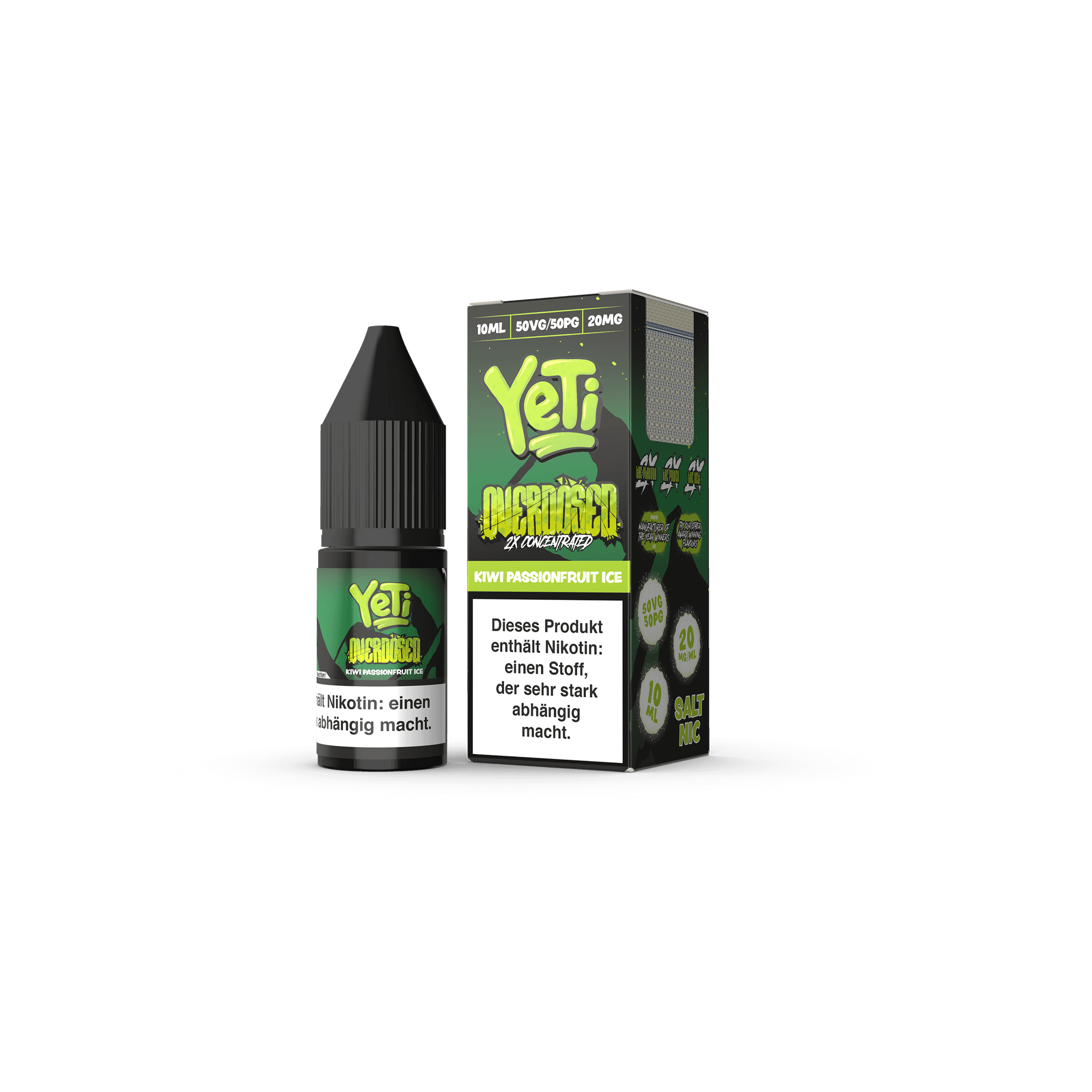 Yeti Kiwi Passionsfruit Ice 10 ml NicSalt Liquid