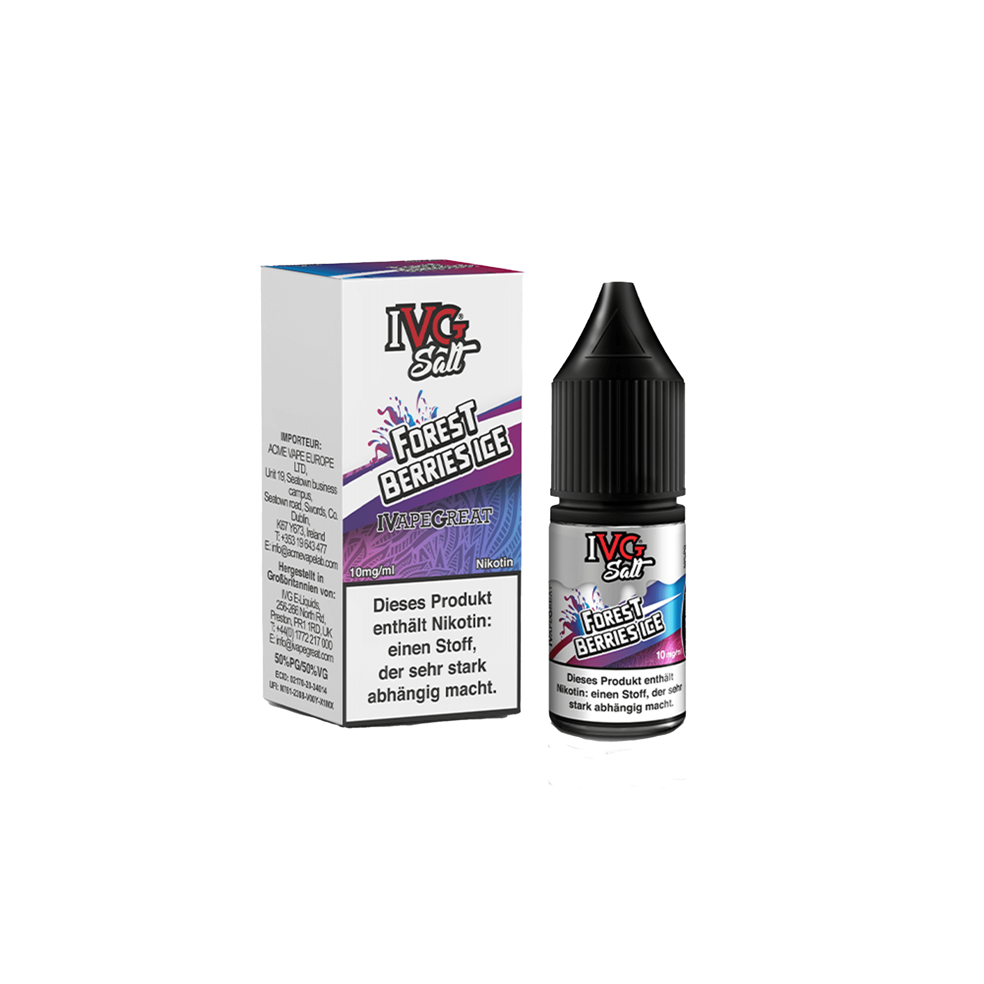 IVG Forest Berries Ice 10 ml NicSalt Liquid