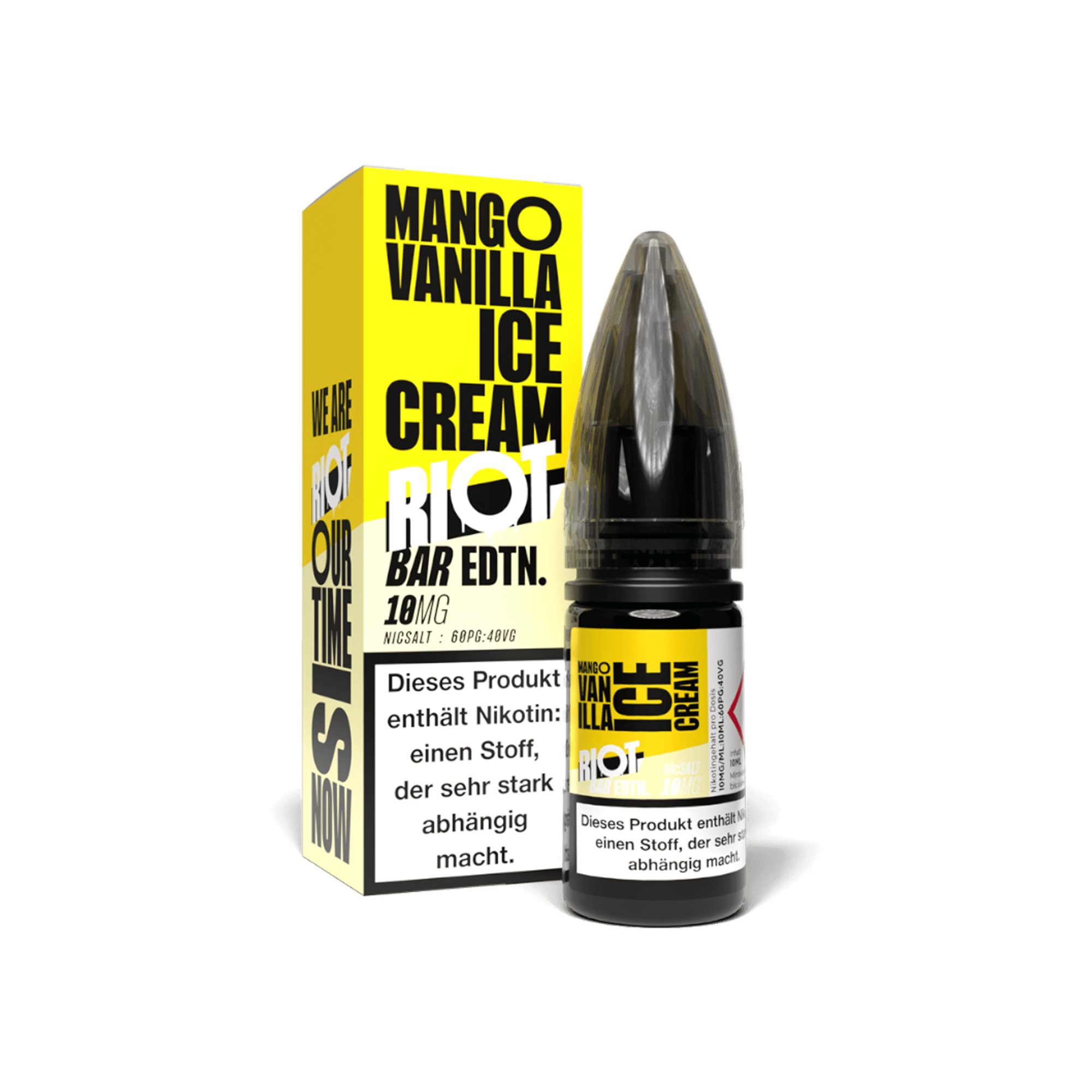 Riot Squad Bar Edtn Mango Vanilla Ice 10 ml NicSalt Liquid