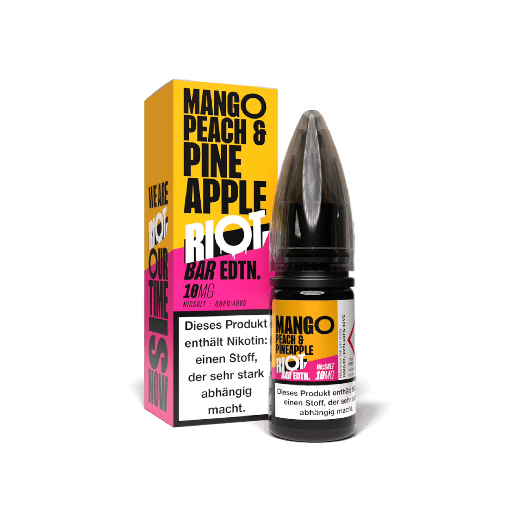 Riot Squad Bar Edtn Mango Peach Pineapple 10 ml NicSalt Liquid