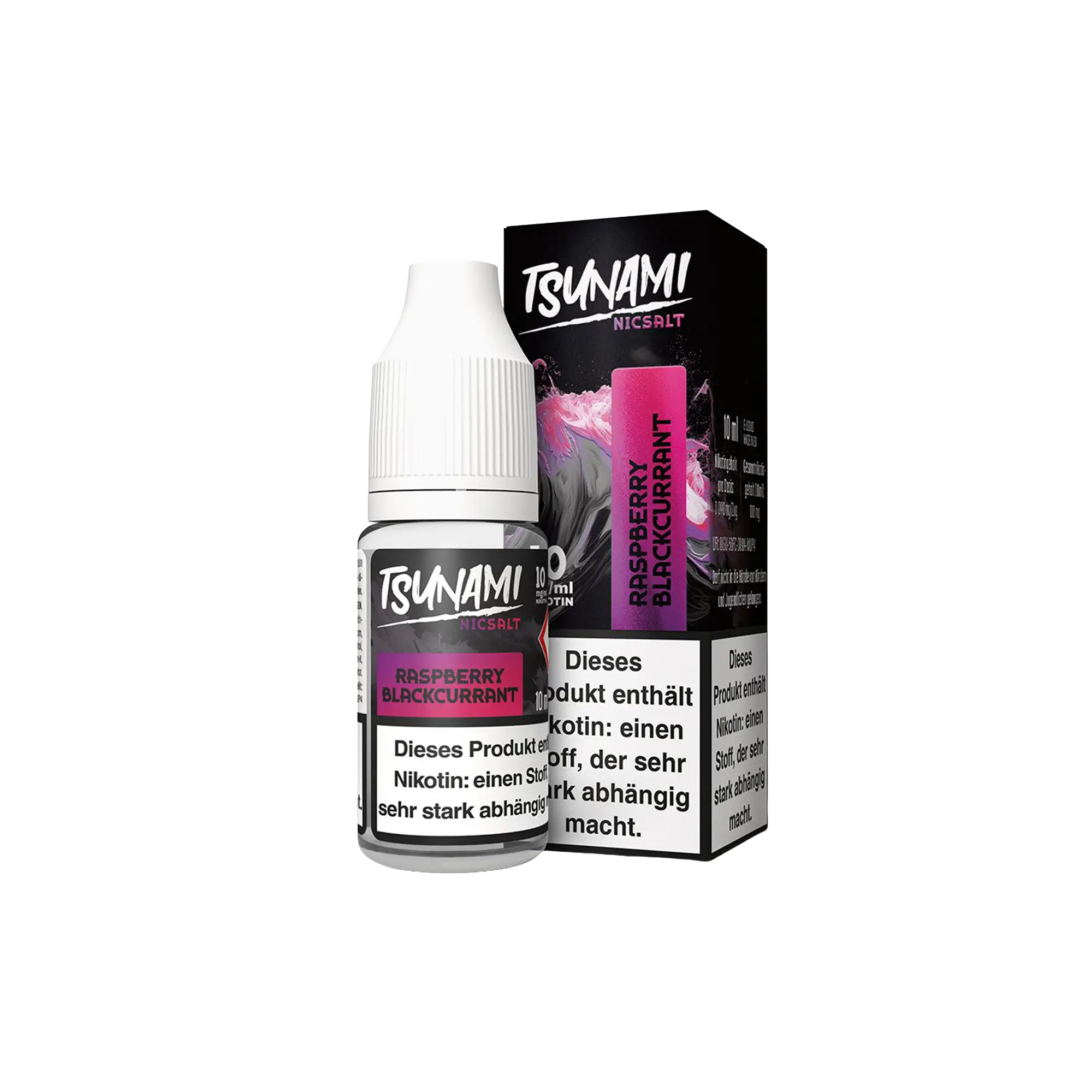 Tsunami Raspberry Blackcurrant 10 ml Nikotinsalz Liquid