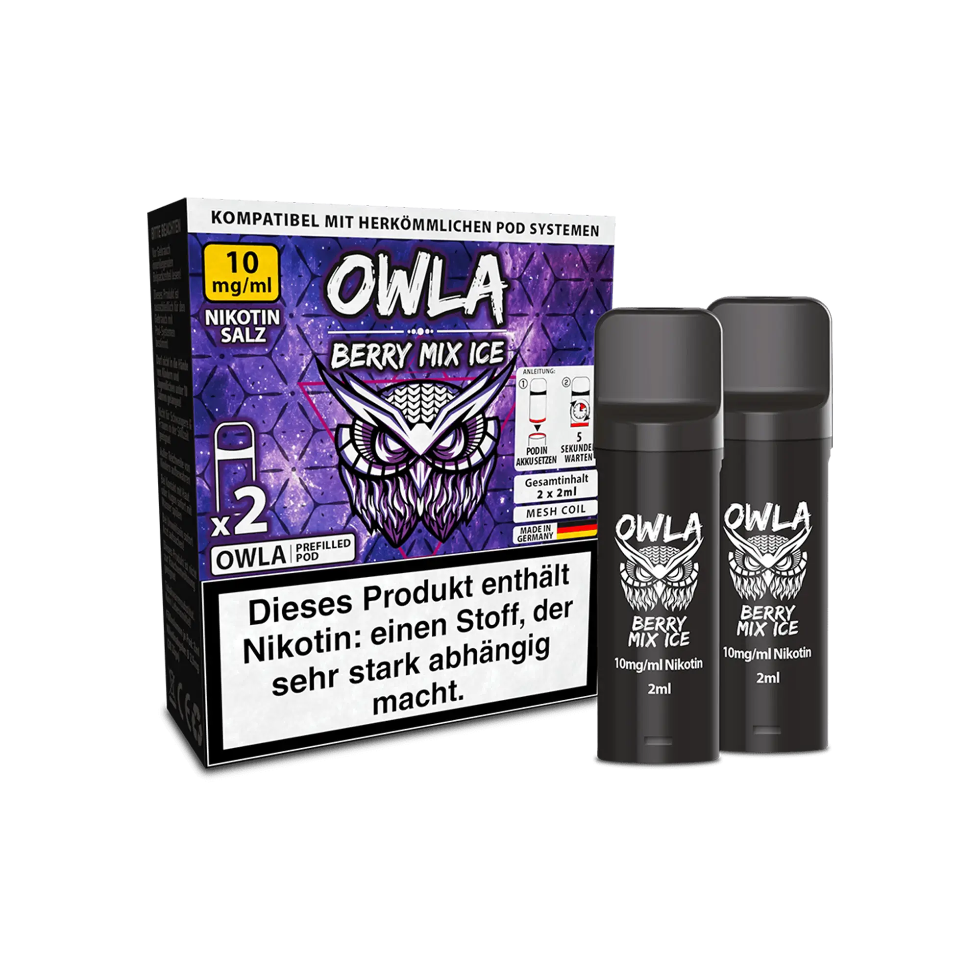 Owla Berry Mix Ice Prefilled Pod 2er Pack
