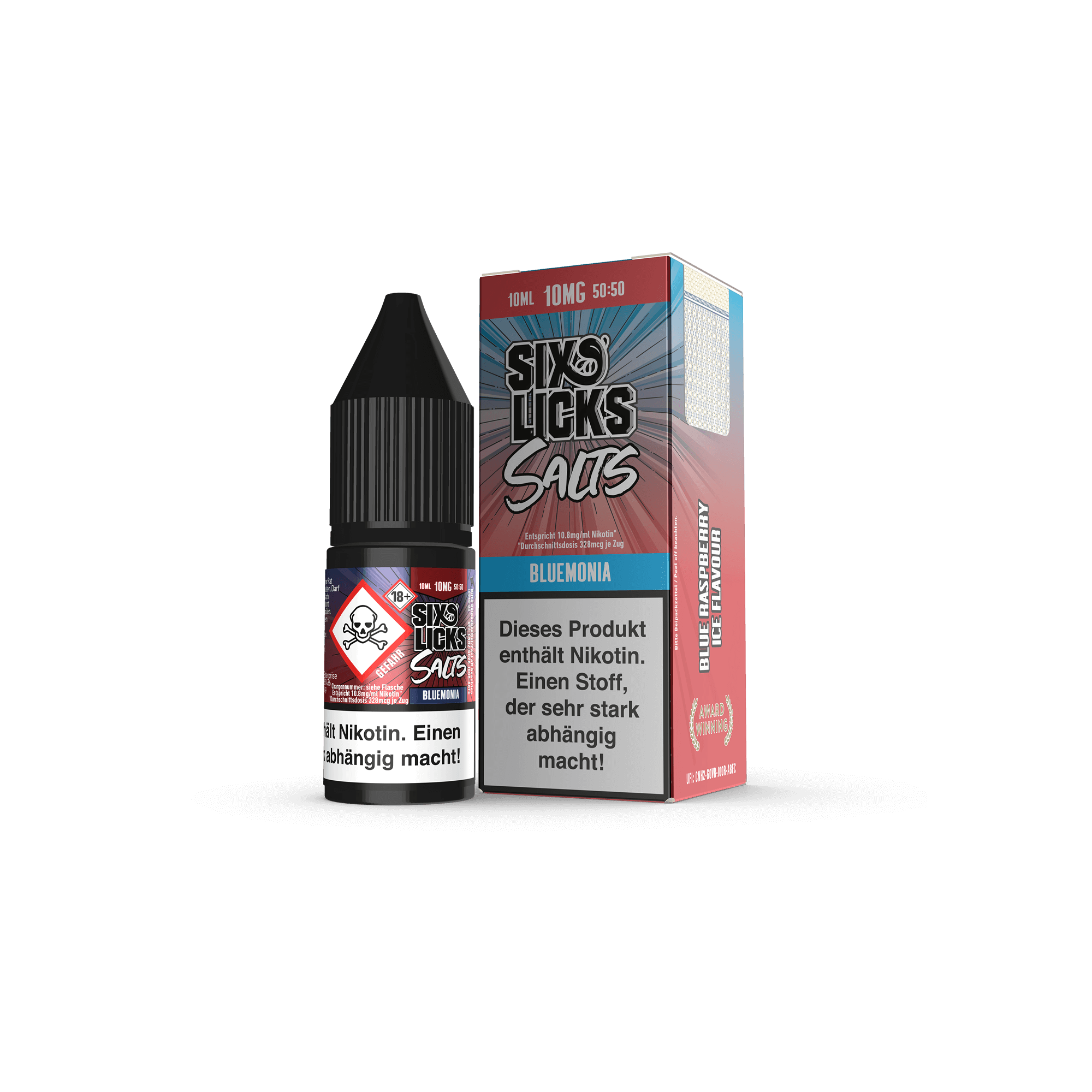 Six Licks Bluemonia 10 ml NicSalt Liquid