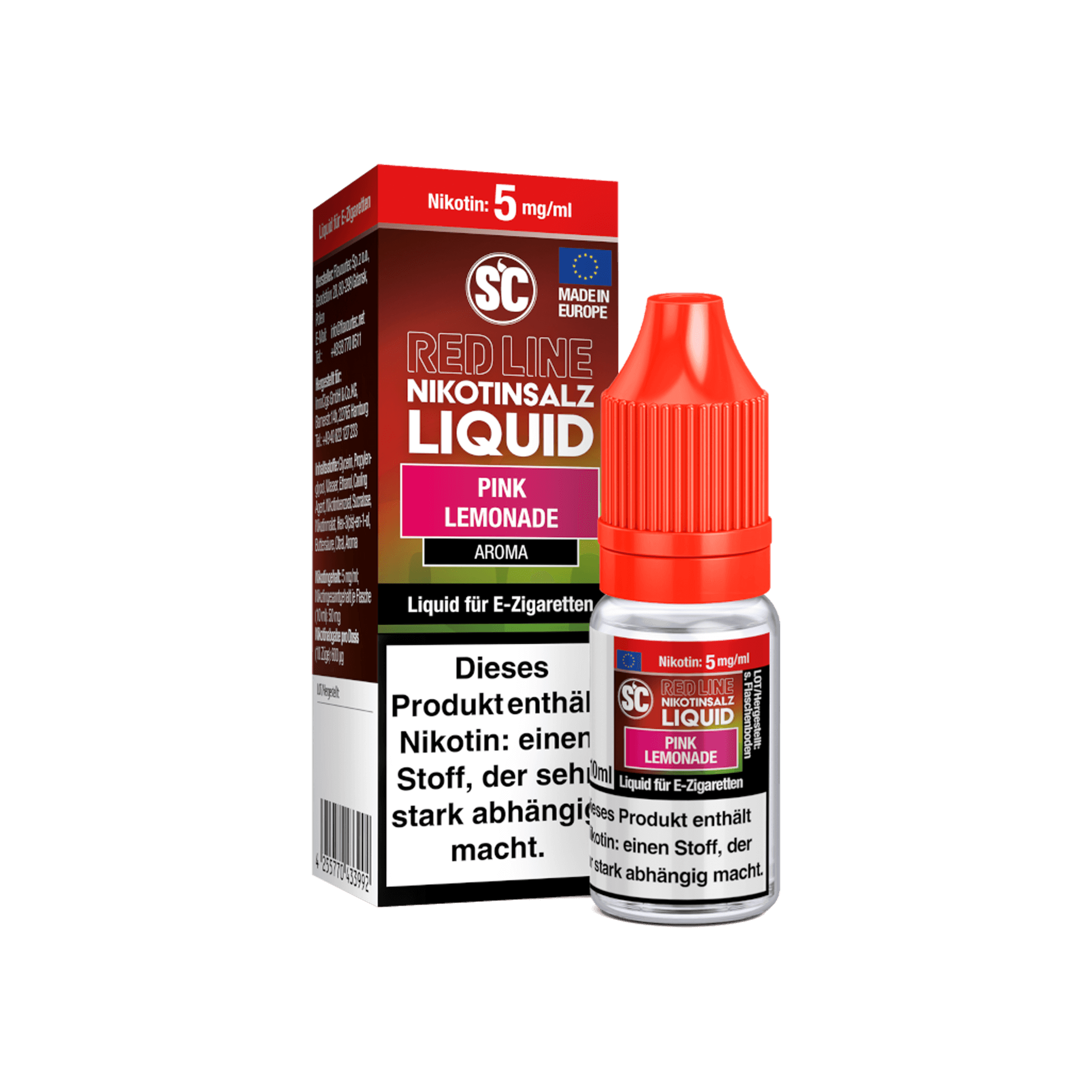 SC Red Line Pink Lemonade 10 ml NicSalt Liquid