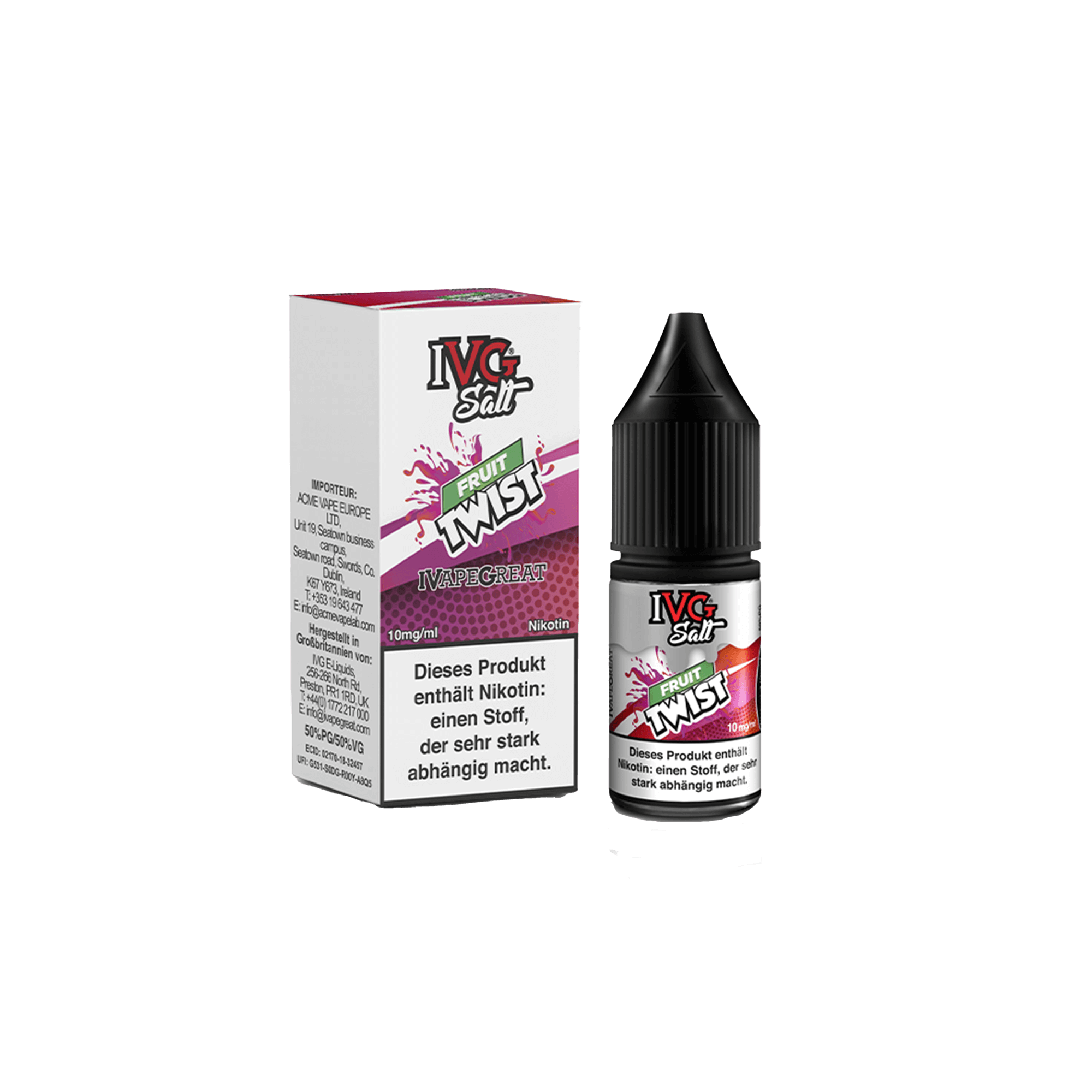 IVG Fruit Twist 10 ml NicSalt Liquid