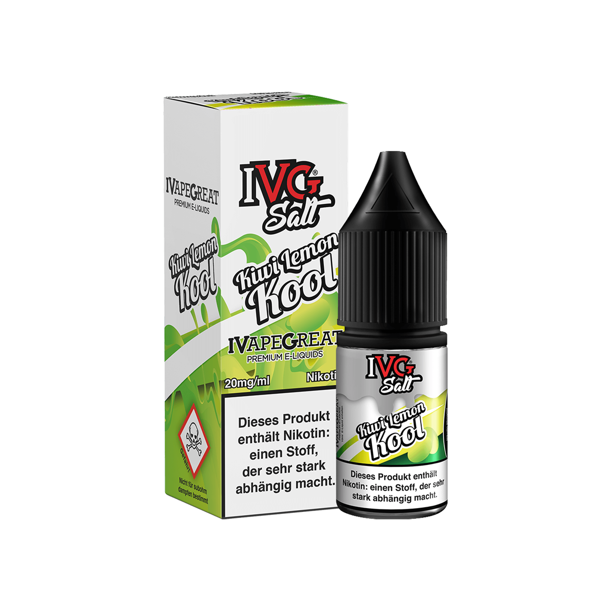 IVG Kiwi Lemon Kool 10 ml NicSalt Liquid