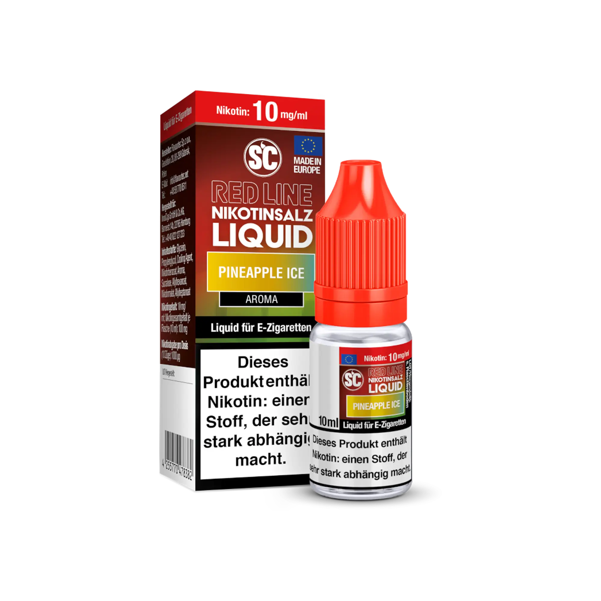 SC Red Line Pineapple Ice 10 ml Nikotinsalz Liquid