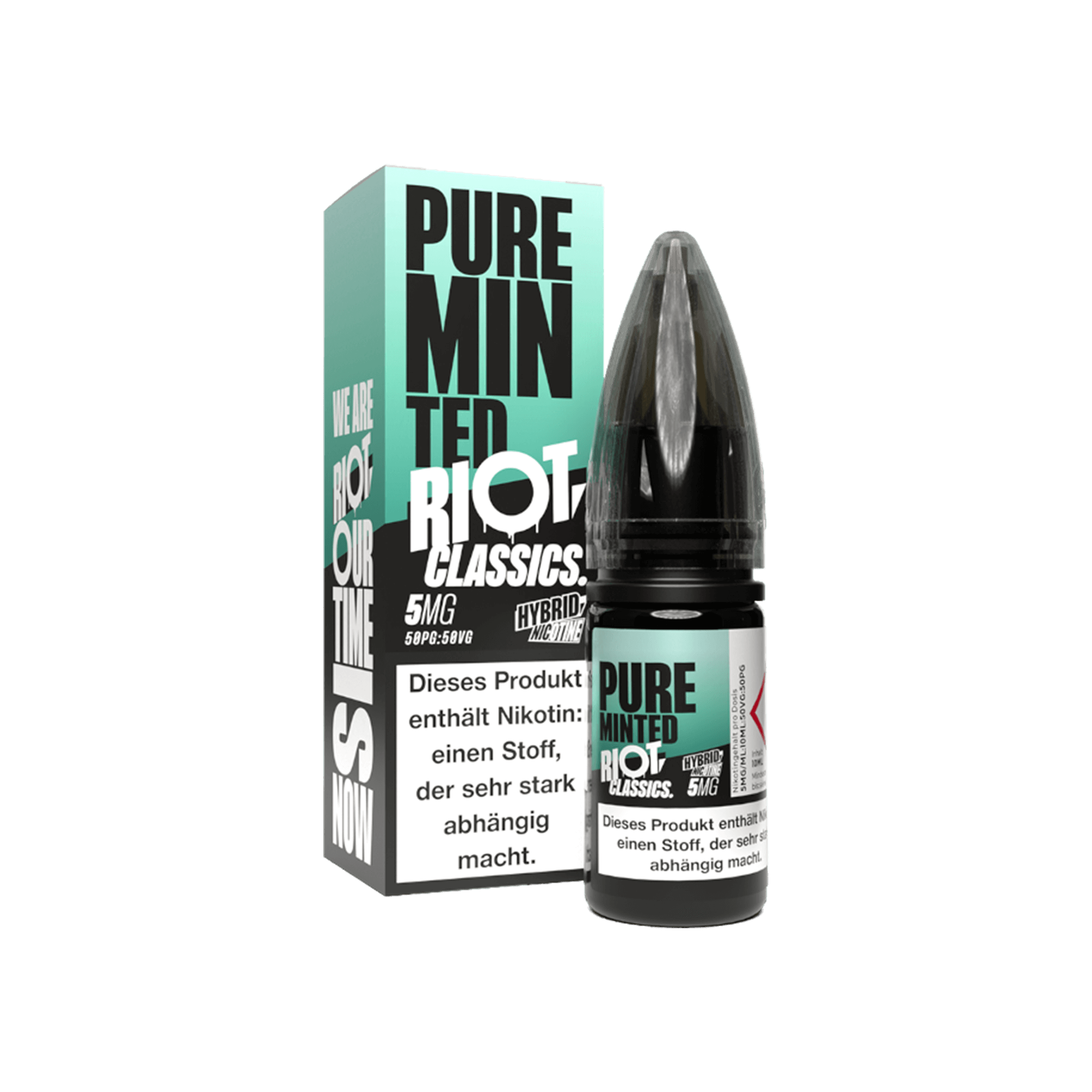 Riot Squad Classics Pure Minted 10 ml Hybrid NicSalt Liquid