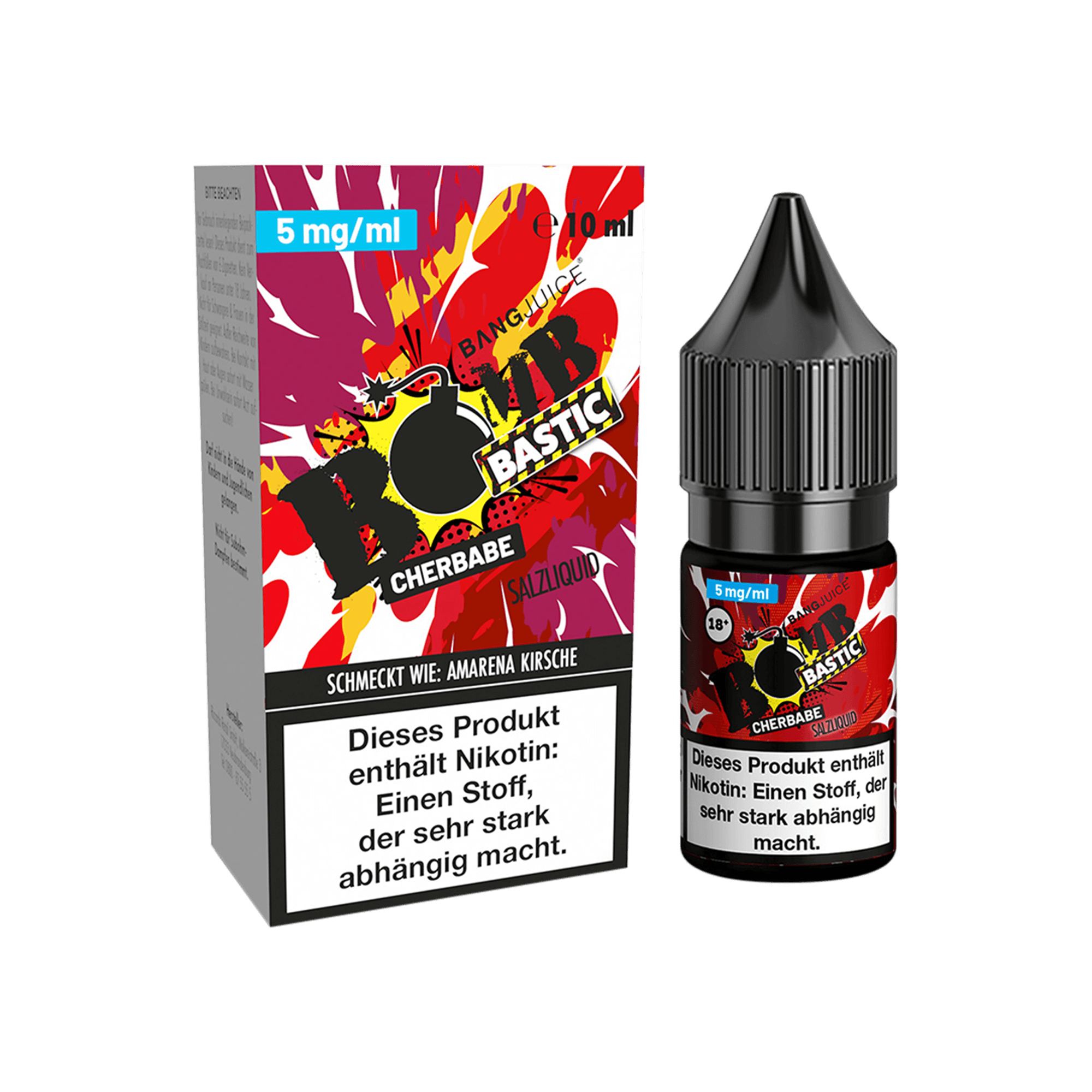 Bang Juice Bombbastic Cherbabe 10 ml Nikotinsalz Liquid