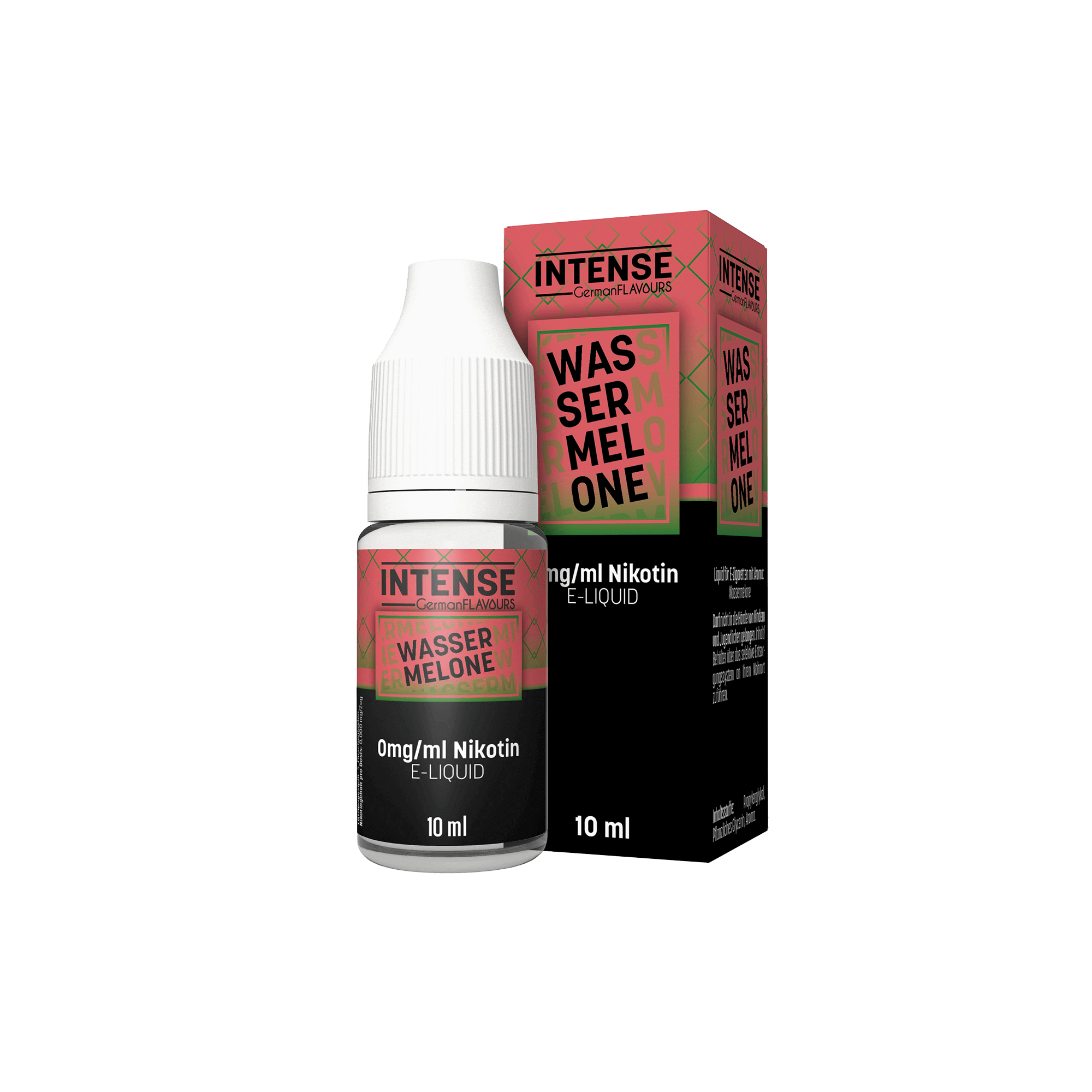 Intense Wassermelone 10 ml Nikotinsalz Liquid - 0 mg