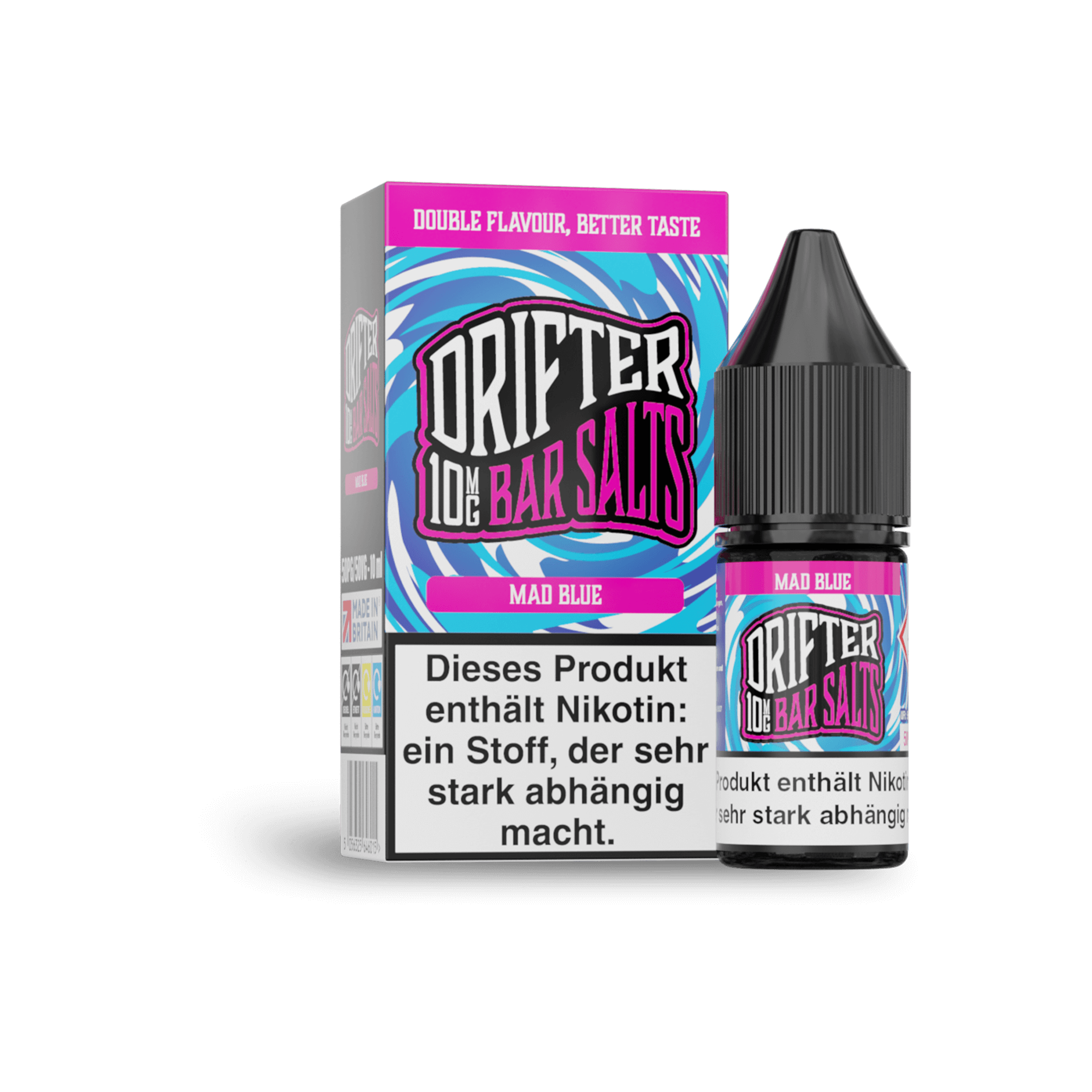 Drifter Bar Salts Mad Blue 10 ml NicSalt Liquid
