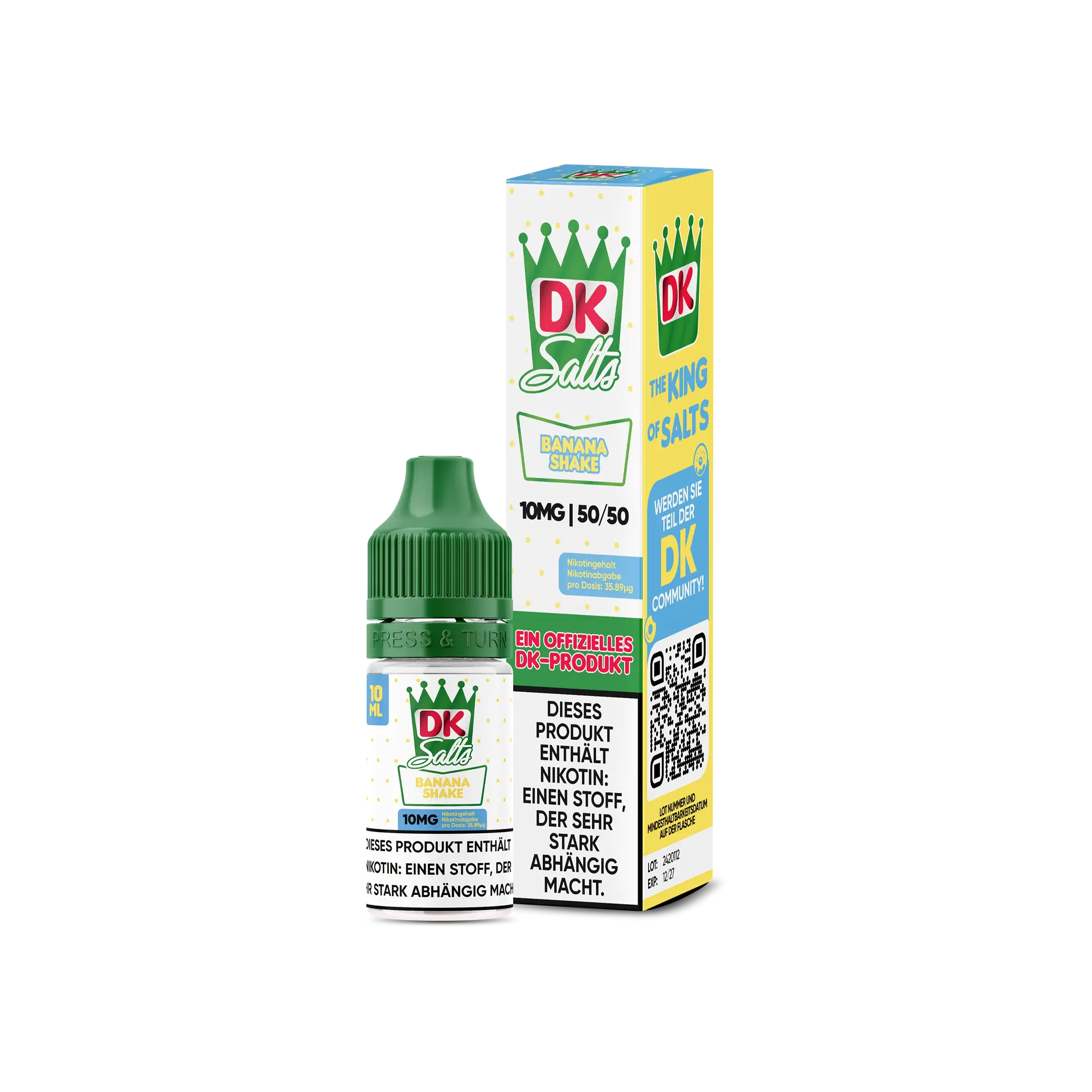 DK Salts Banana Shake 10 ml Nikotinsalz Liquid