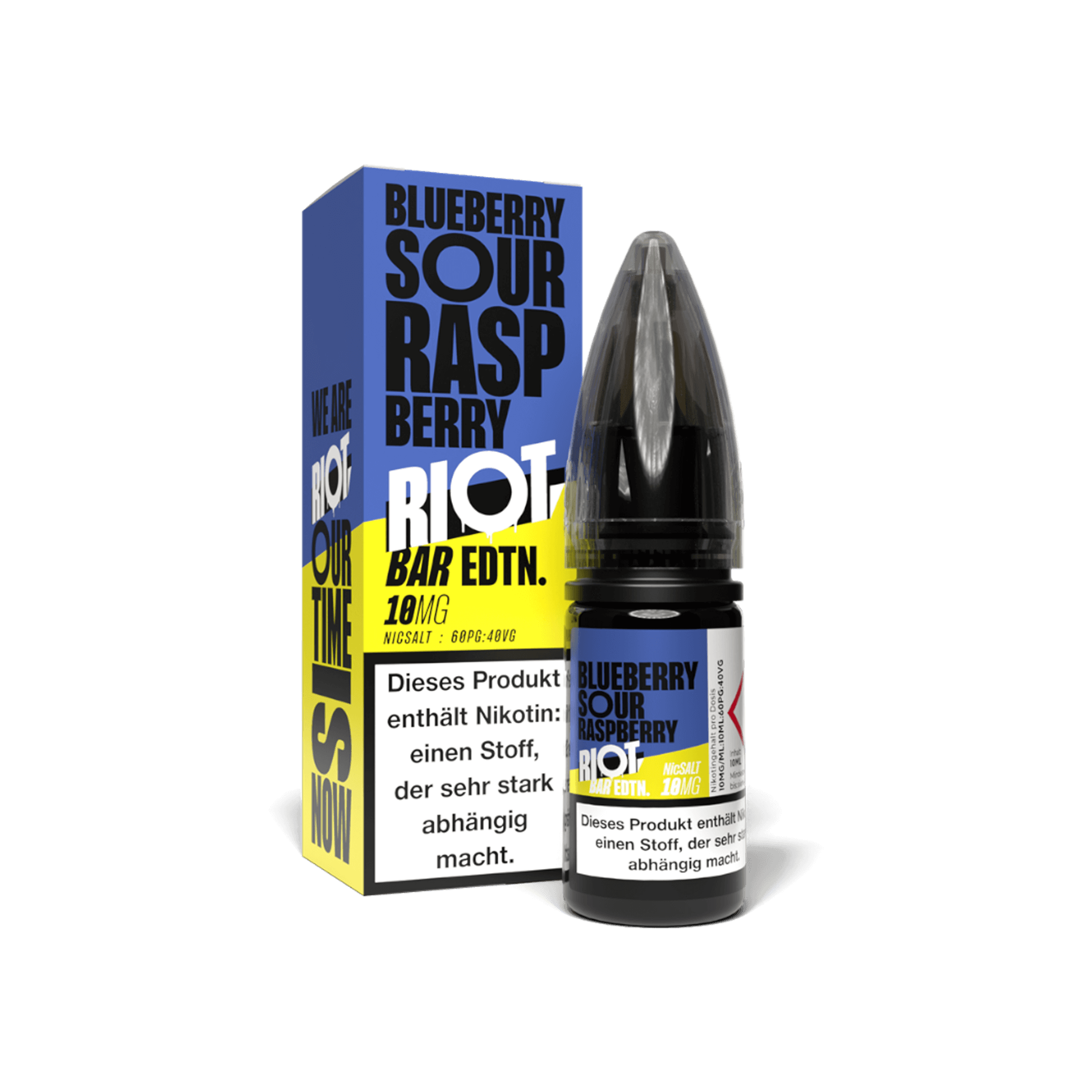 Riot Squad Bar Edtn Blueberry Sour Raspberry 10 ml NicSalt Liquid
