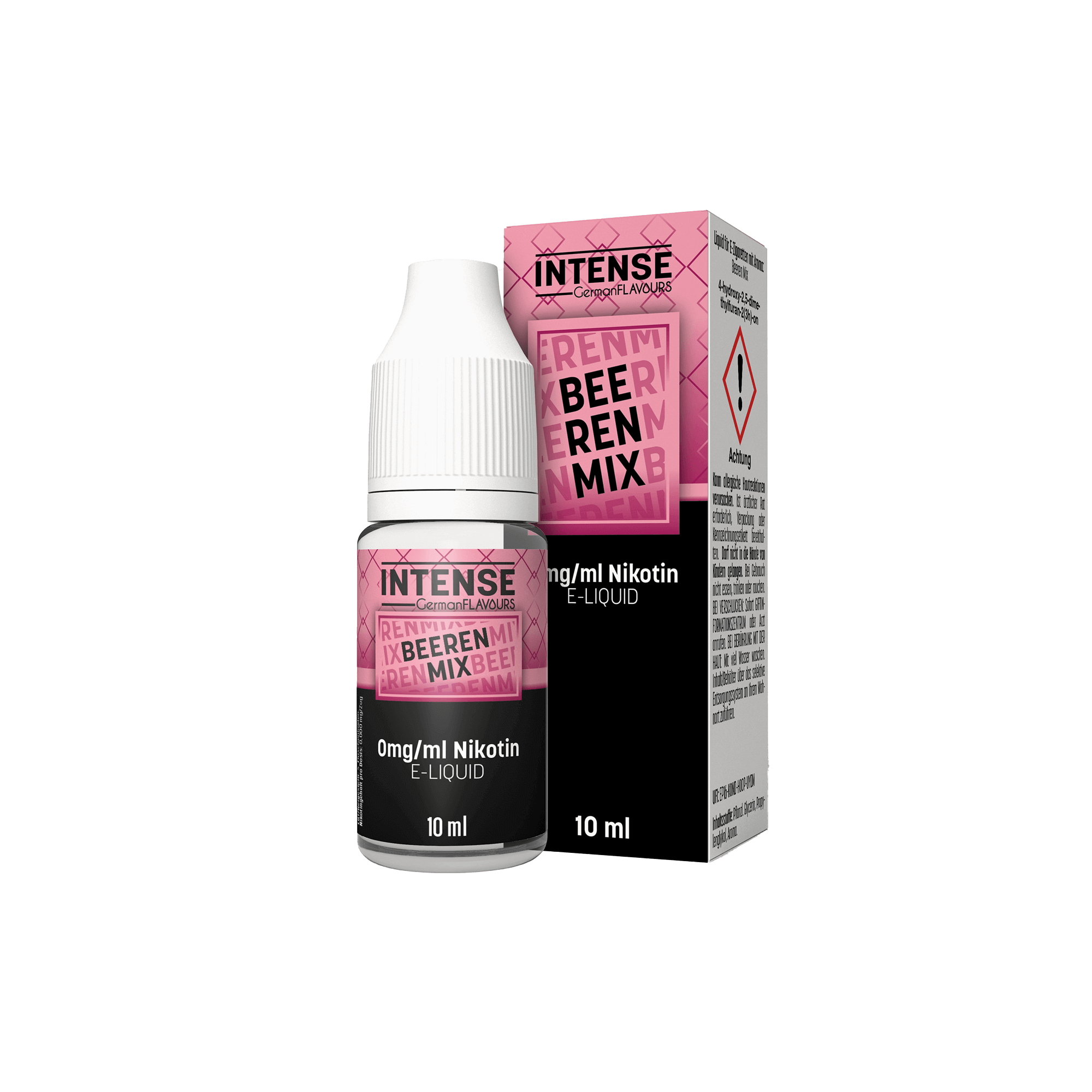 Intense Beeren Mix 10 ml Nikotinsalz Liquid - 0 mg