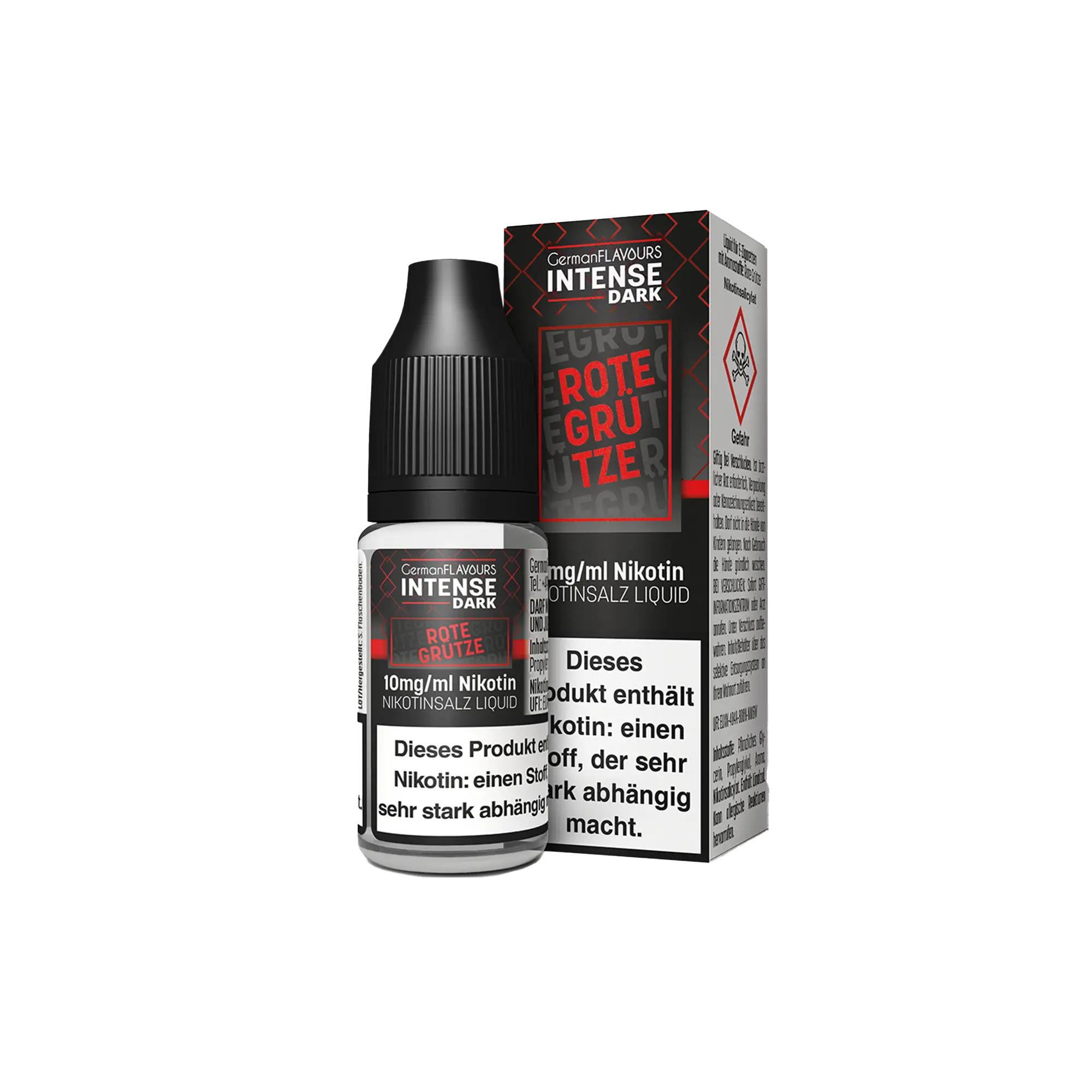 Intense Dark Rote Grütze 10 ml Nikotinsalz Liquid