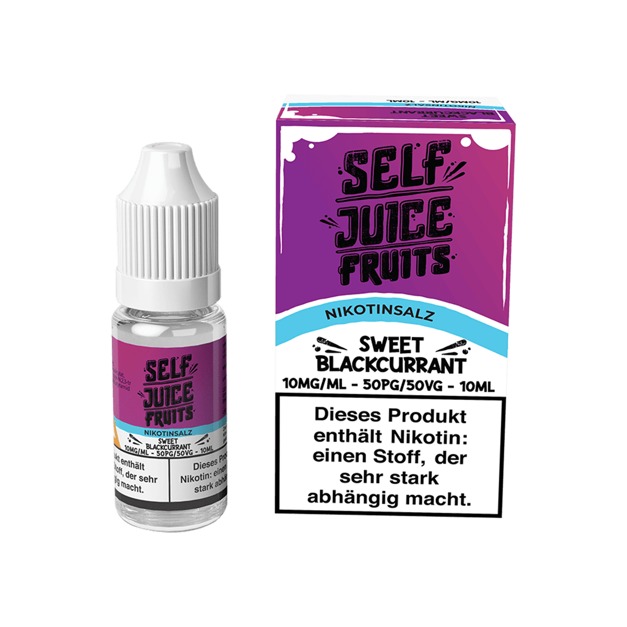Self Juice Sweet Blackcurrant 10 ml Nikotinsalz Liquid