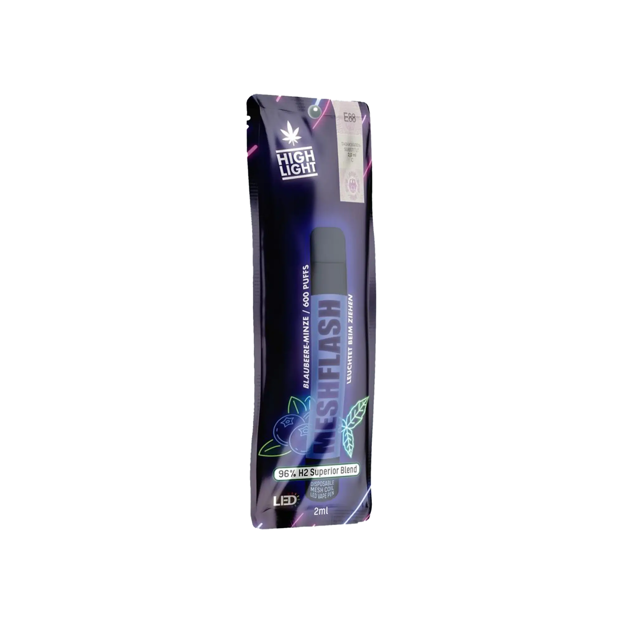 Highlight Meshflash H2 Superior Blend Blaubeere-Minze