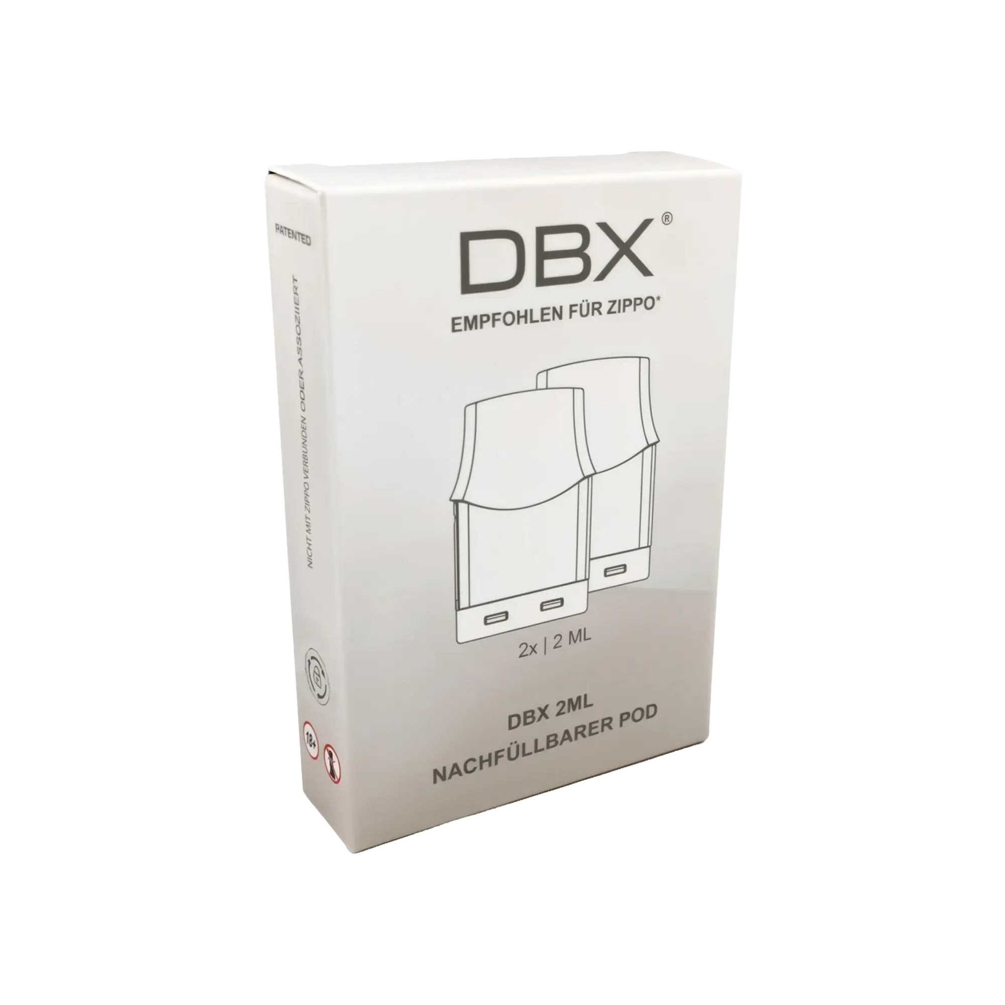 DBX Leerpods für Zippo 1,0 Ω 2 ml 2er Pack