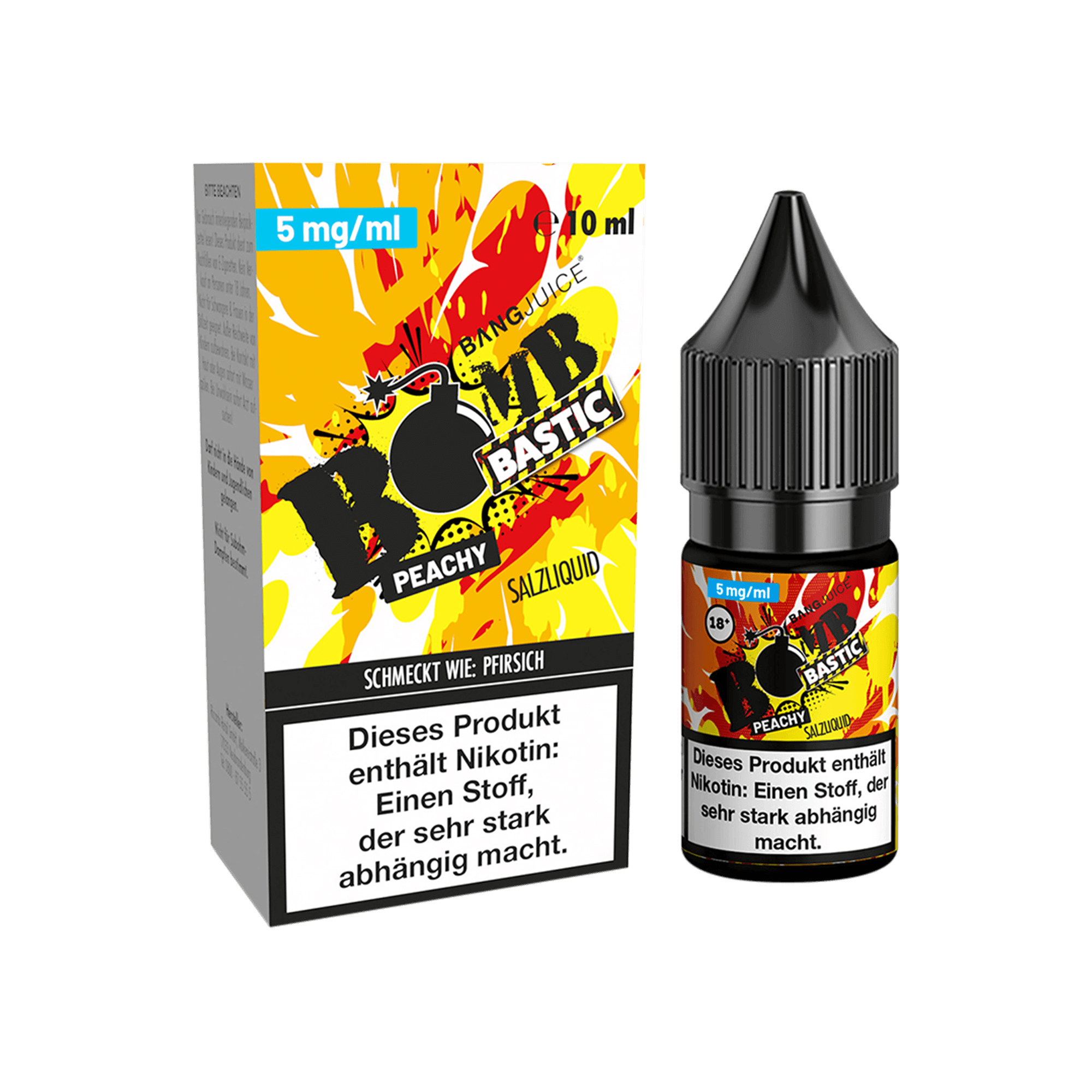 Bang Juice Bombbastic Peachy 10 ml Nikotinsalz Liquid