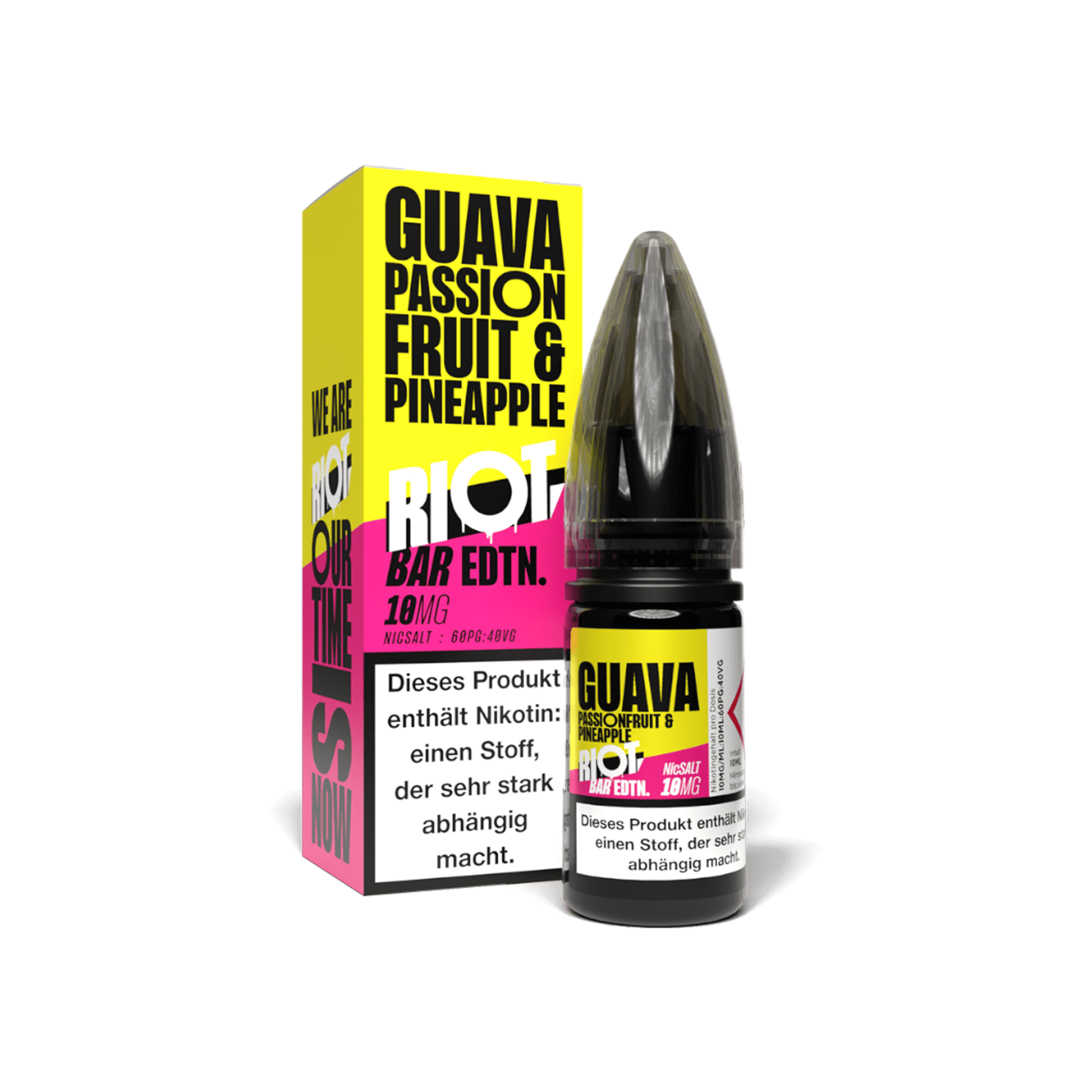 Riot Squad Bar Edtn Guava Passionfruit Pineapple 10 ml NicSalt Liquid