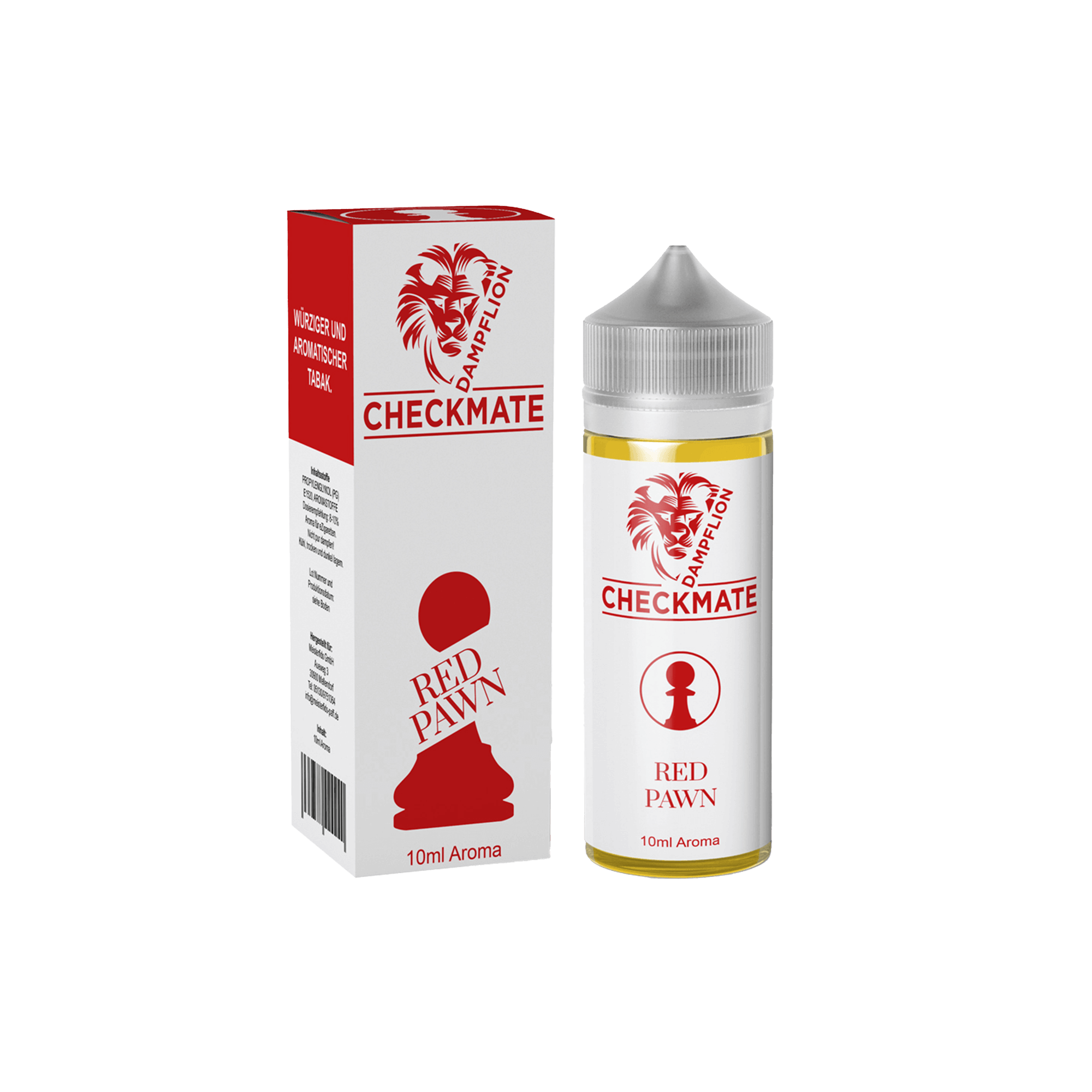 Dampflion Checkmate Red Pawn 10 ml Aroma