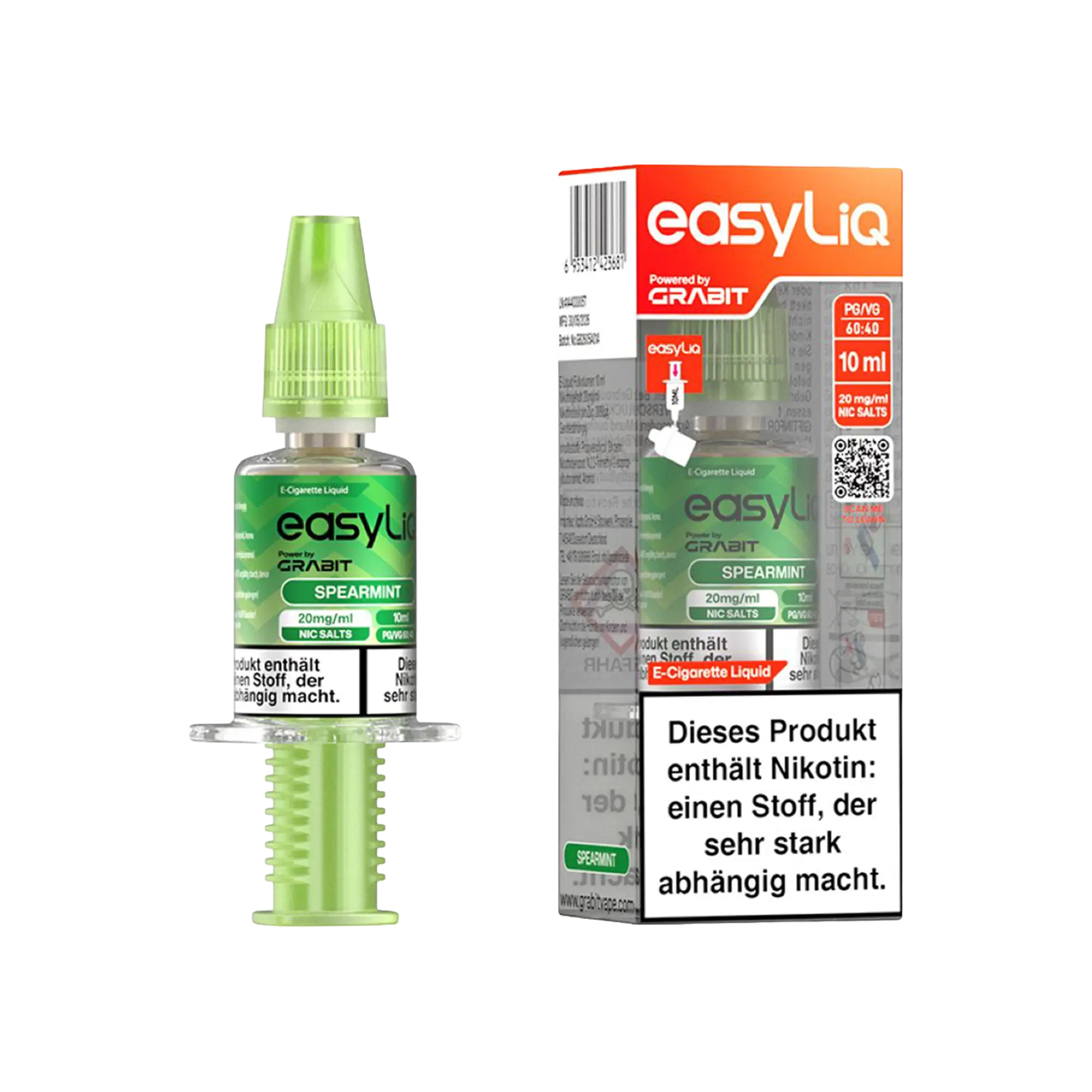 Grabit easyLiq Spearmint 10 ml Nikotinsalz Liquid