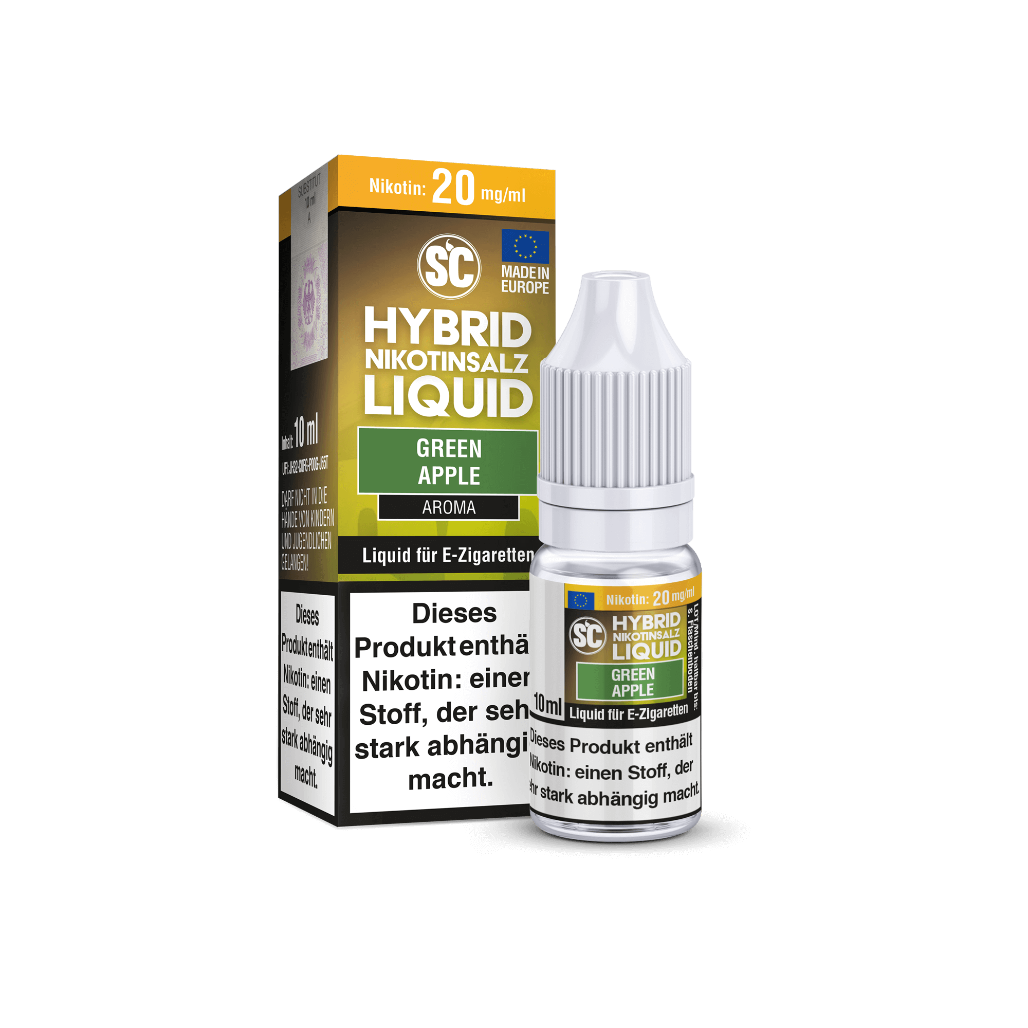 SC Green Apple Hybrid 10 ml NicSalt Liquid