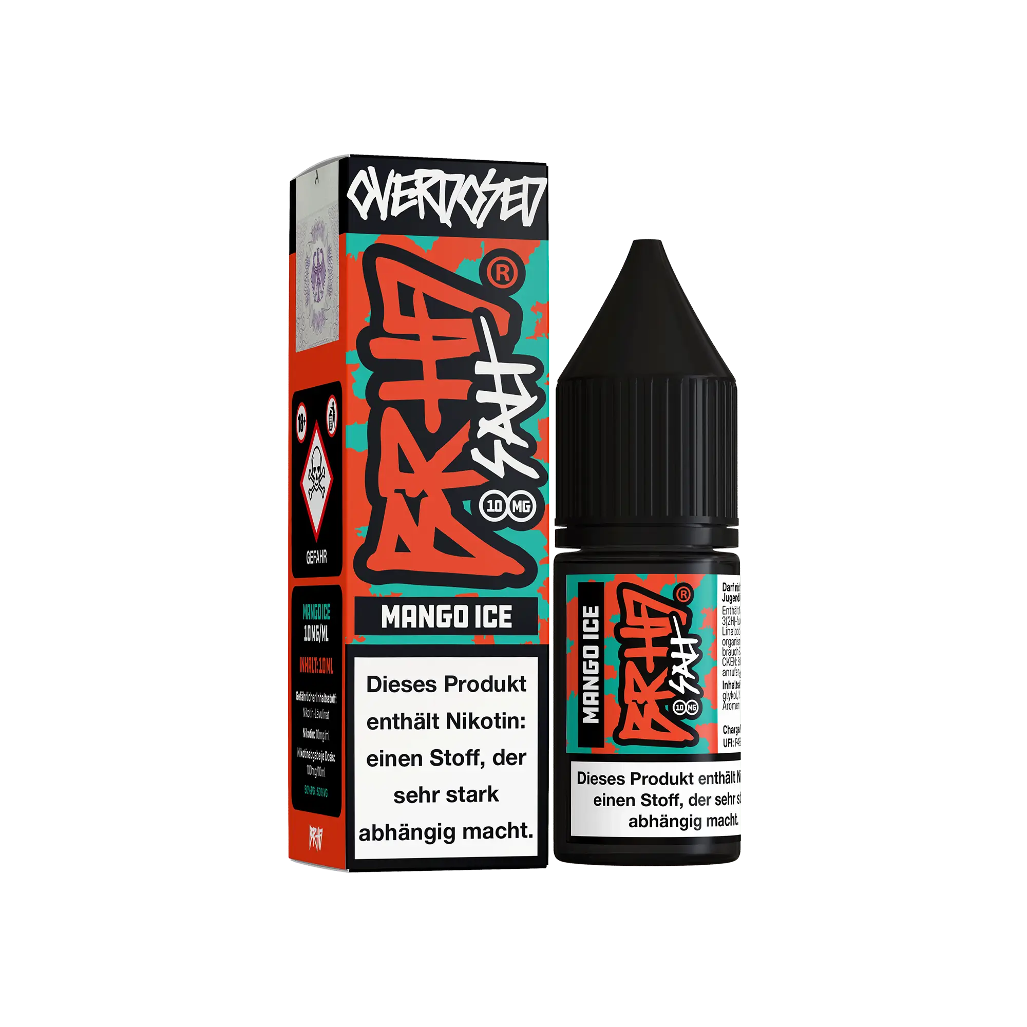 BRHD Electric Punch Mango Ice 10 ml Nikotinsalz Liquid