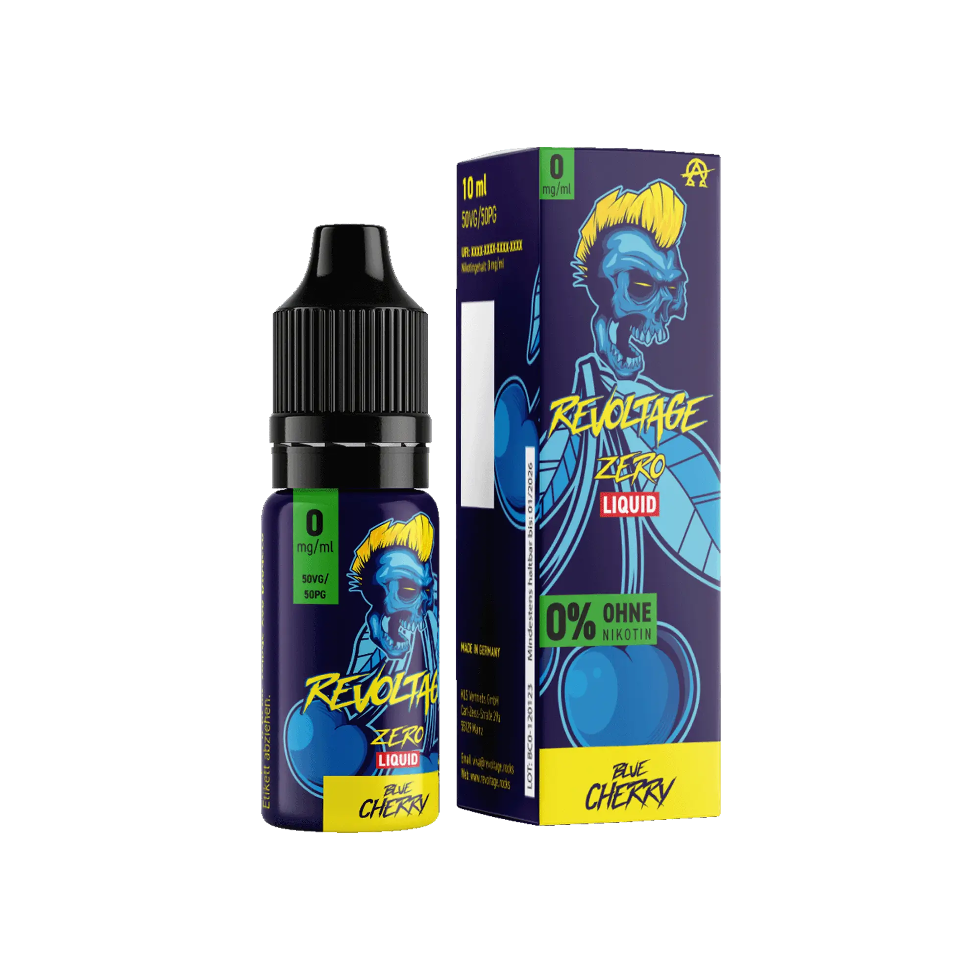 Revoltage Blue Cherry 10 ml Hybrid Nikotinsalz Liquid