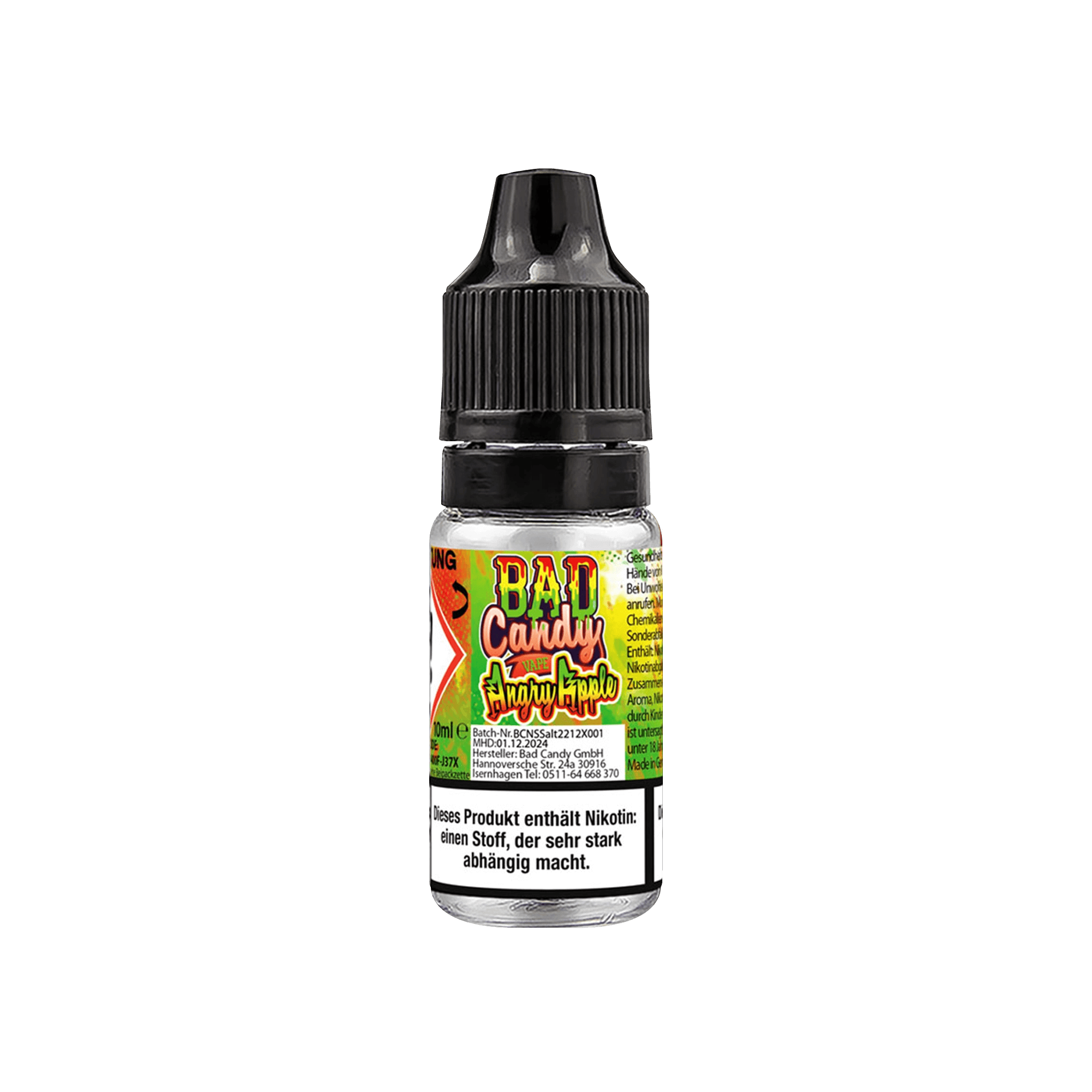 Bad Candy Angry Apple 10 ml NicSalt Liquid 10 mg