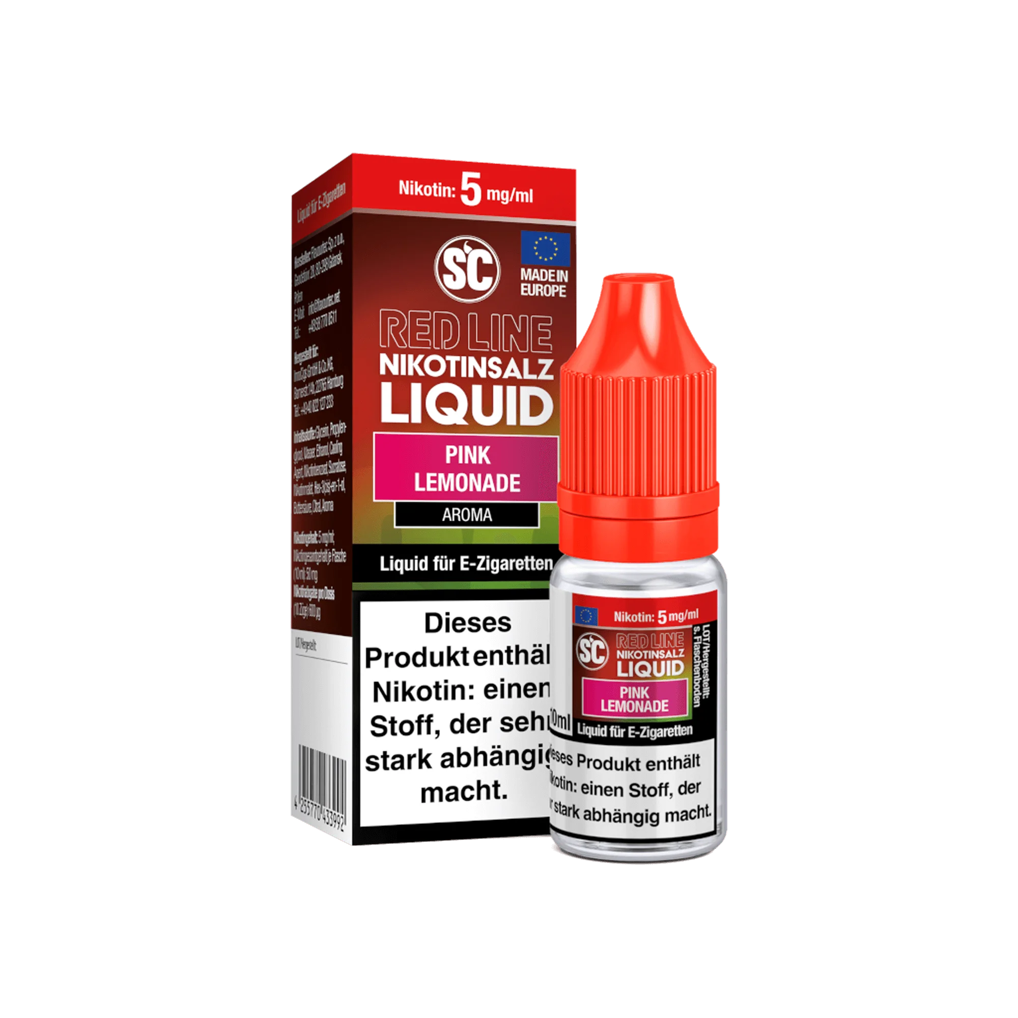SC Red Line Pink Lemonade 10 ml Nikotinsalz Liquid