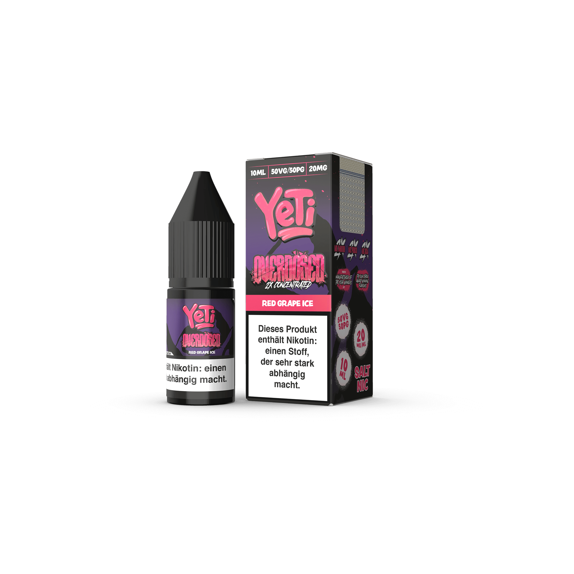 Yeti Red Grape Ice 10 ml NicSalt Liquid