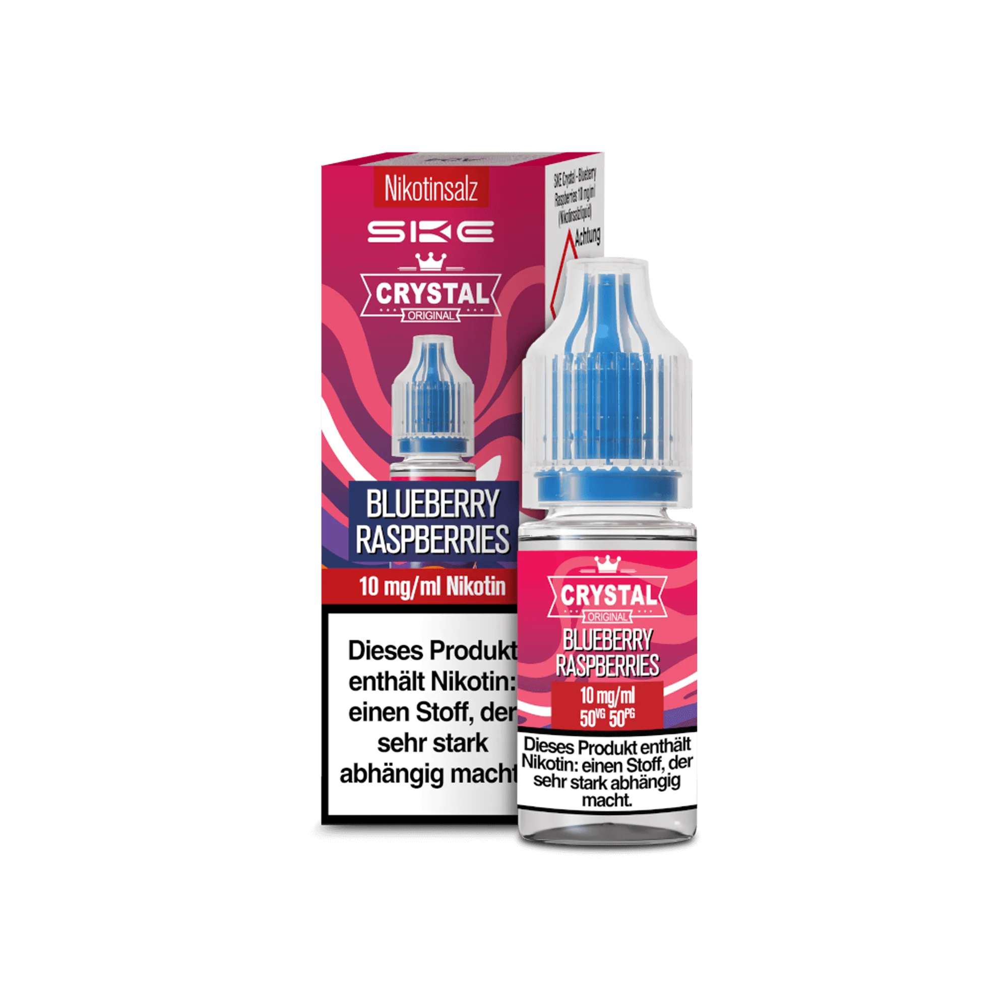 SKE Crystal Blueberry Raspberries 10 ml Nikotinsalz Liquid