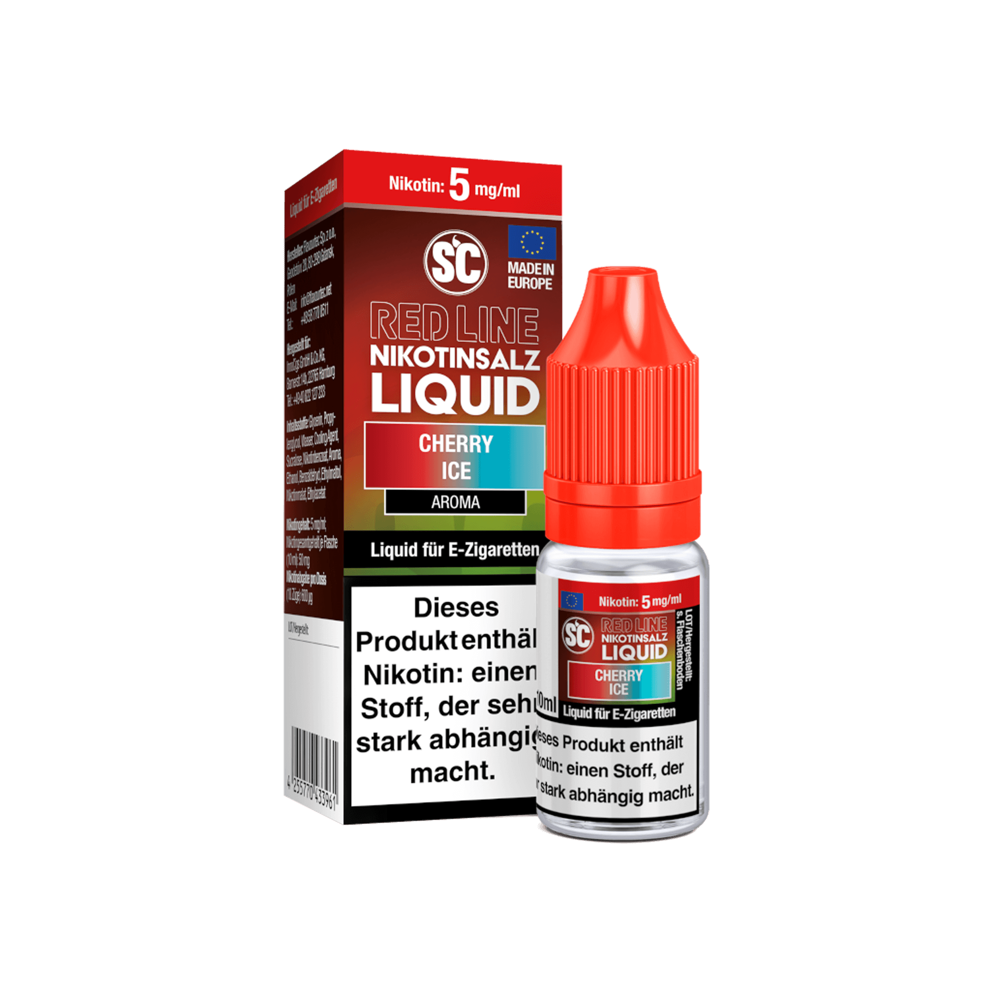 SC Red Line Cherry Ice 10 ml NicSalt Liquid