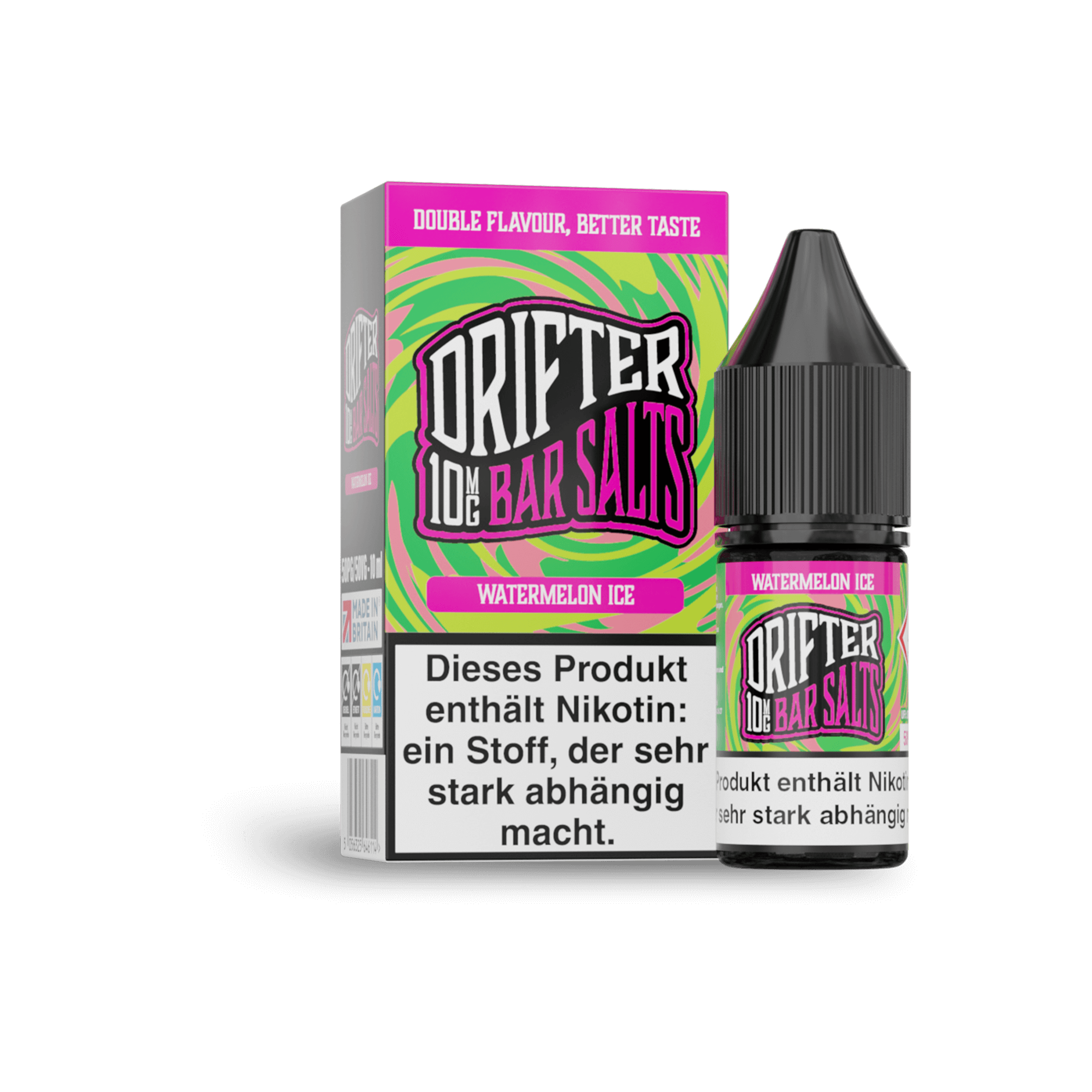 Drifter Bar Salts Watermelon Ice 10 ml NicSalt Liquid