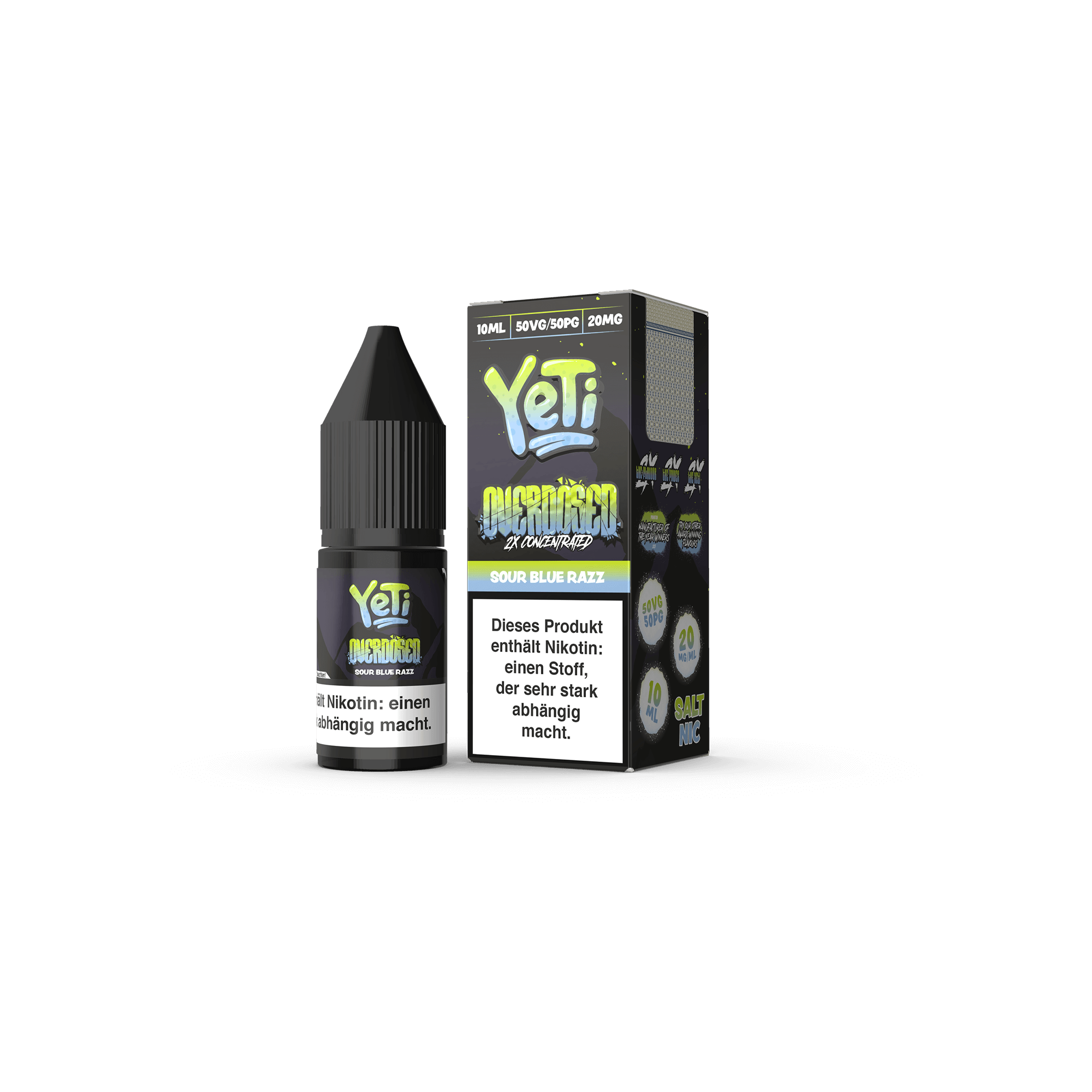 Yeti Sour Blue Razz 10 ml NicSalt Liquid