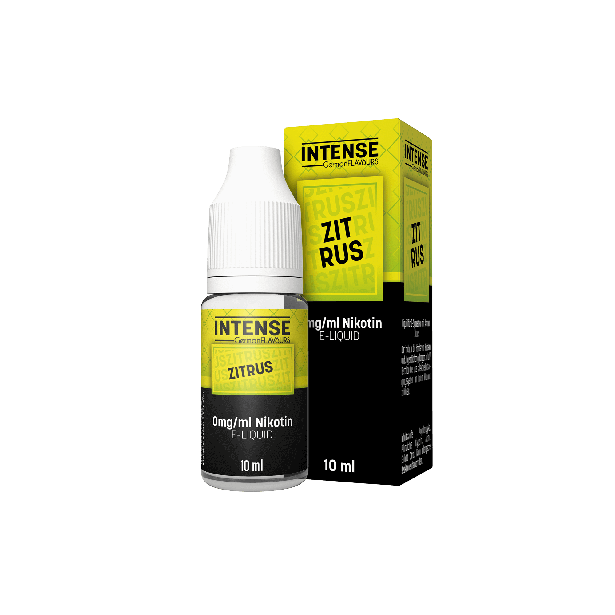 Intense Zitrus 10 ml Nikotinsalz Liquid - 0 mg