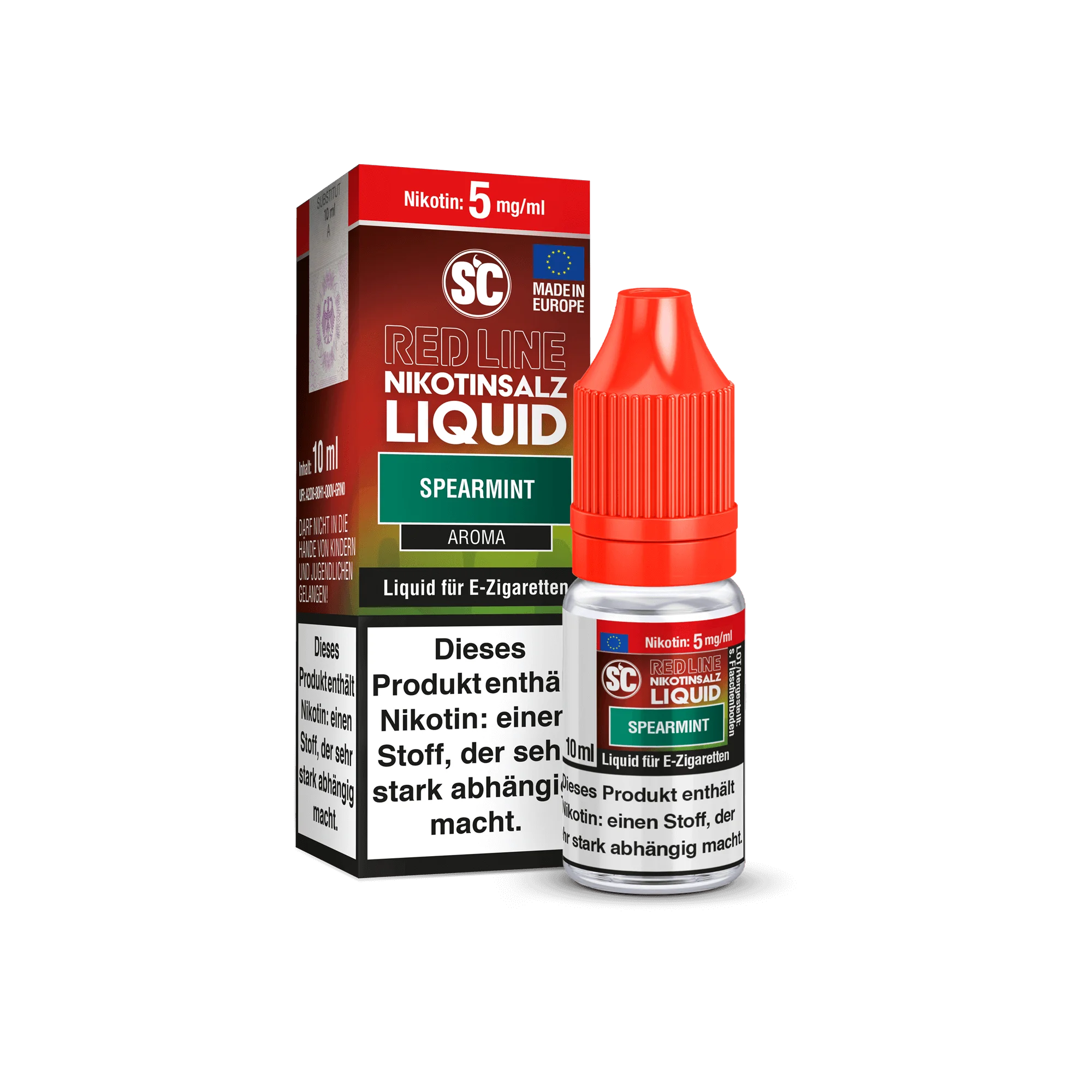 SC Red Line Spearmint 10 ml Nikotinsalz Liquid