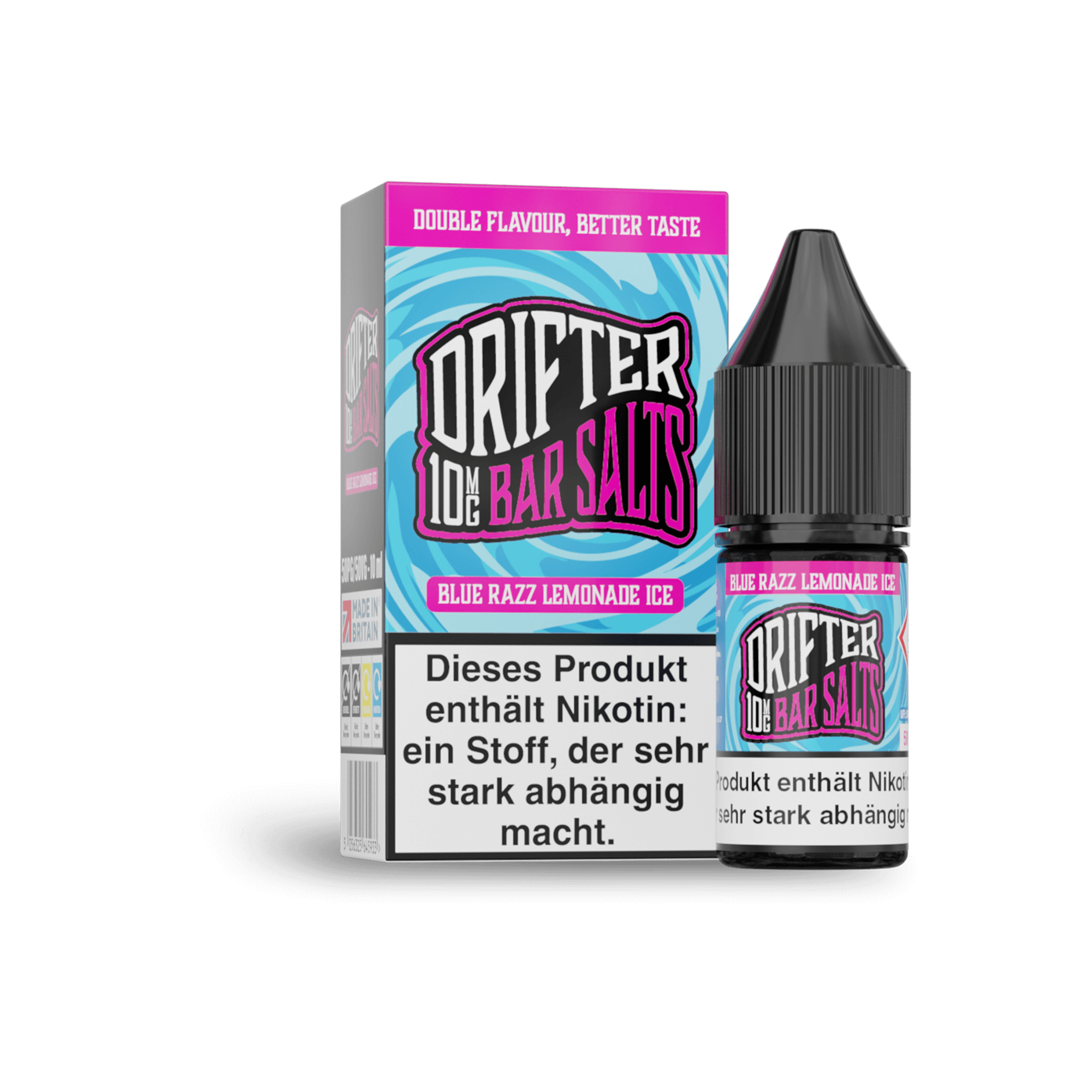 Drifter Bar Salts Blue Razz Lemonade 10 ml NicSalt Liquid