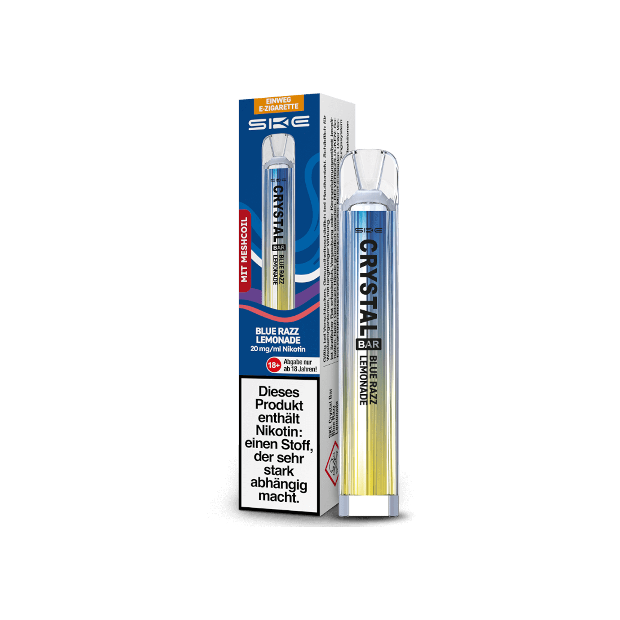 SKE Crystal Bar Blue Razz Lemonade 20 mg