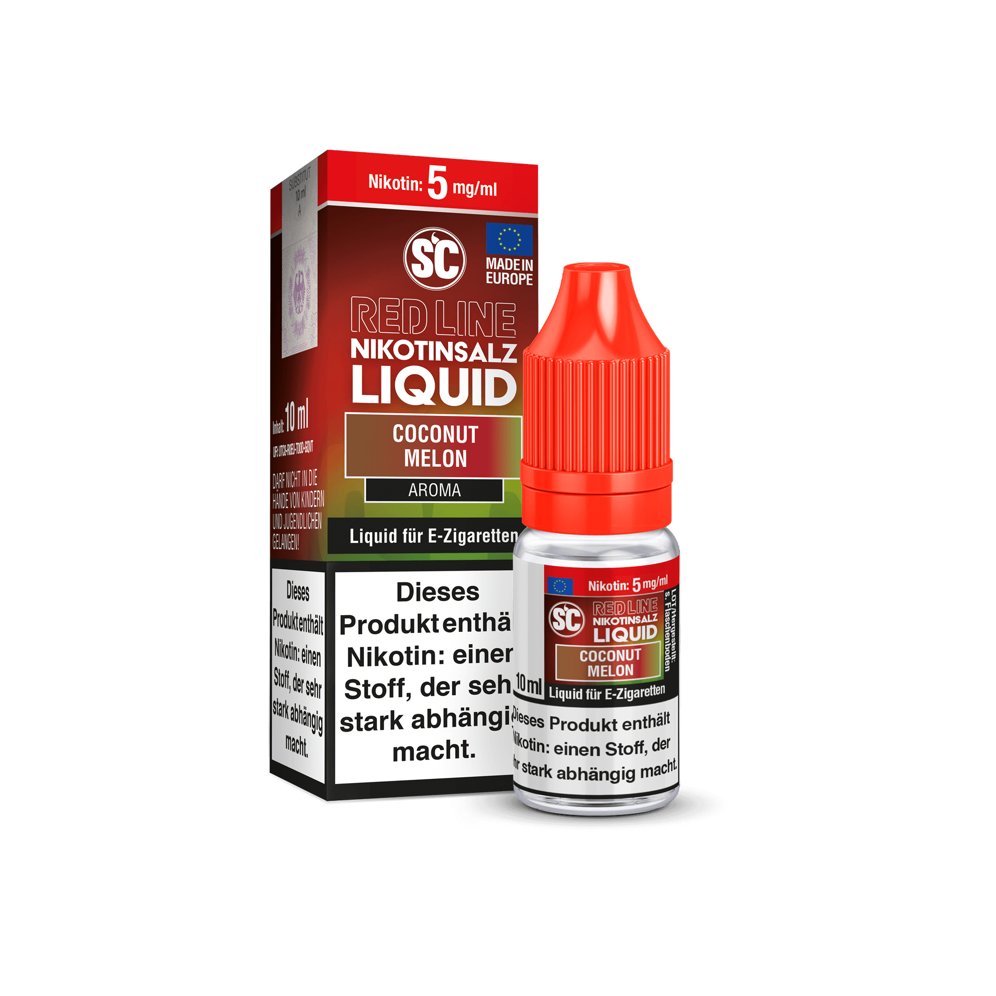 SC Red Line Coconut Melon 10 ml NicSalt Liquid